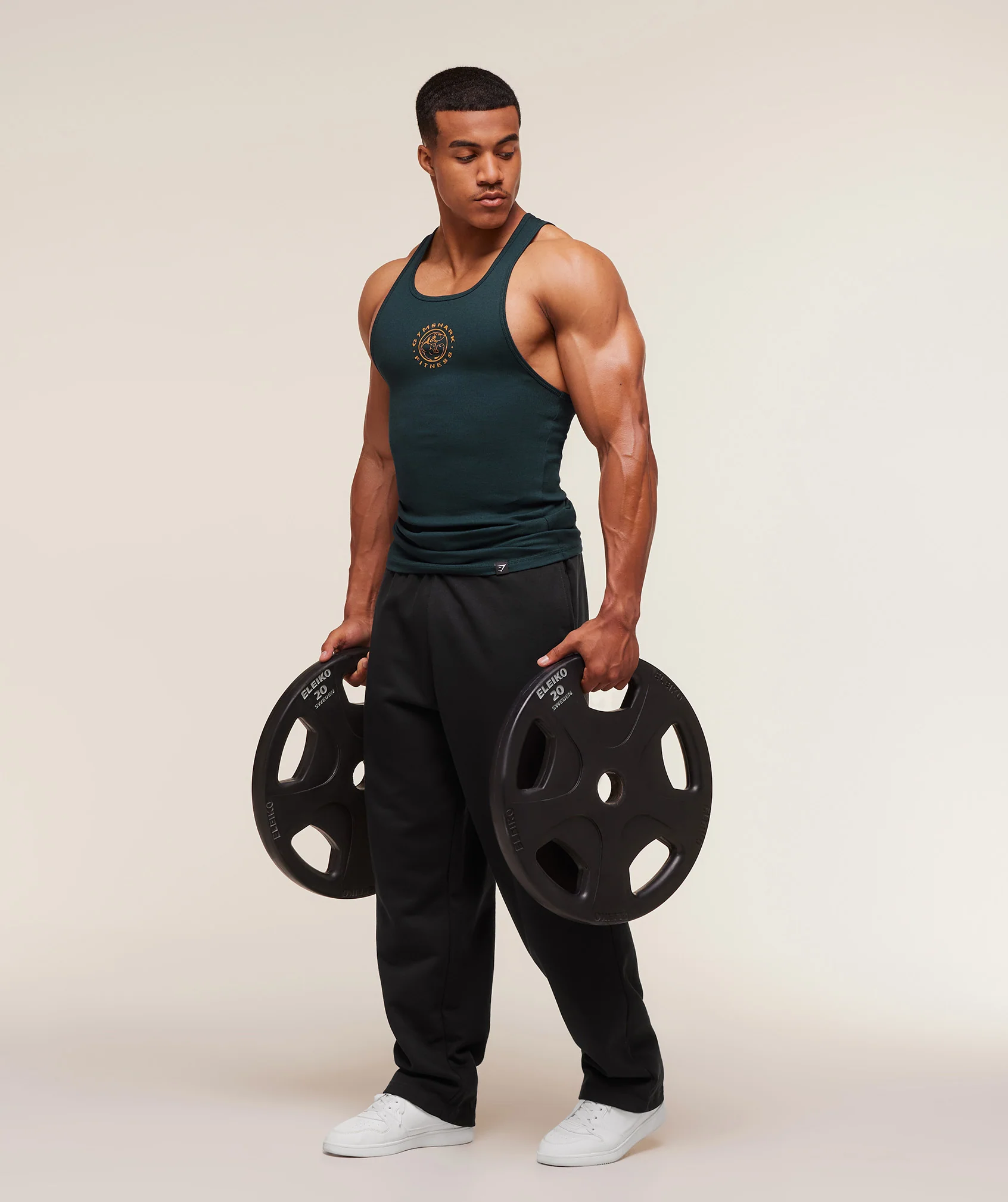 Gymshark Legacy Ribbed Tank - Deep Petrol Blue - Image 6