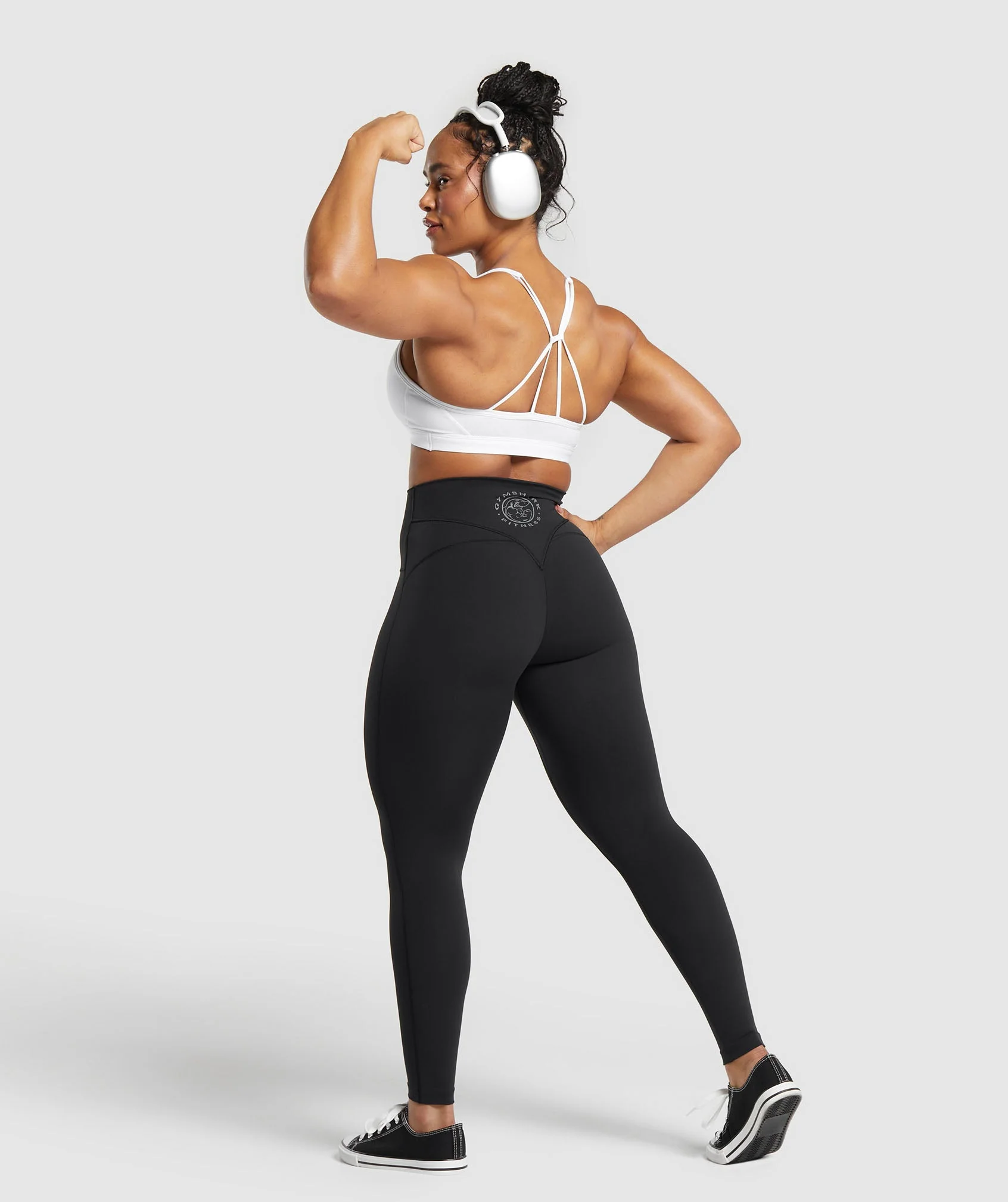 Gymshark Legacy Short Leggings - Black - Image 4