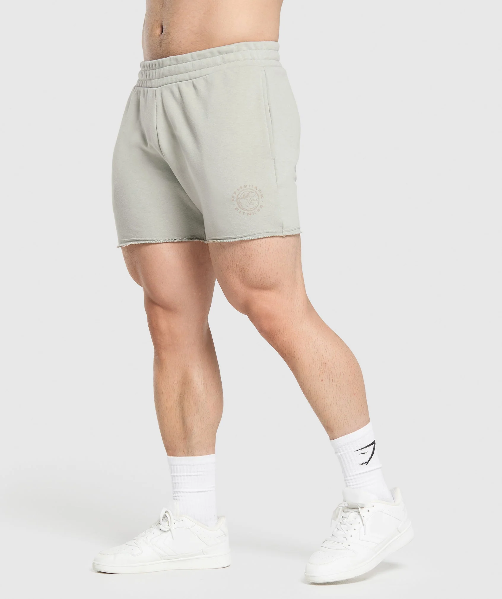 Gymshark Legacy Shorts - Stone Grey - Image 2