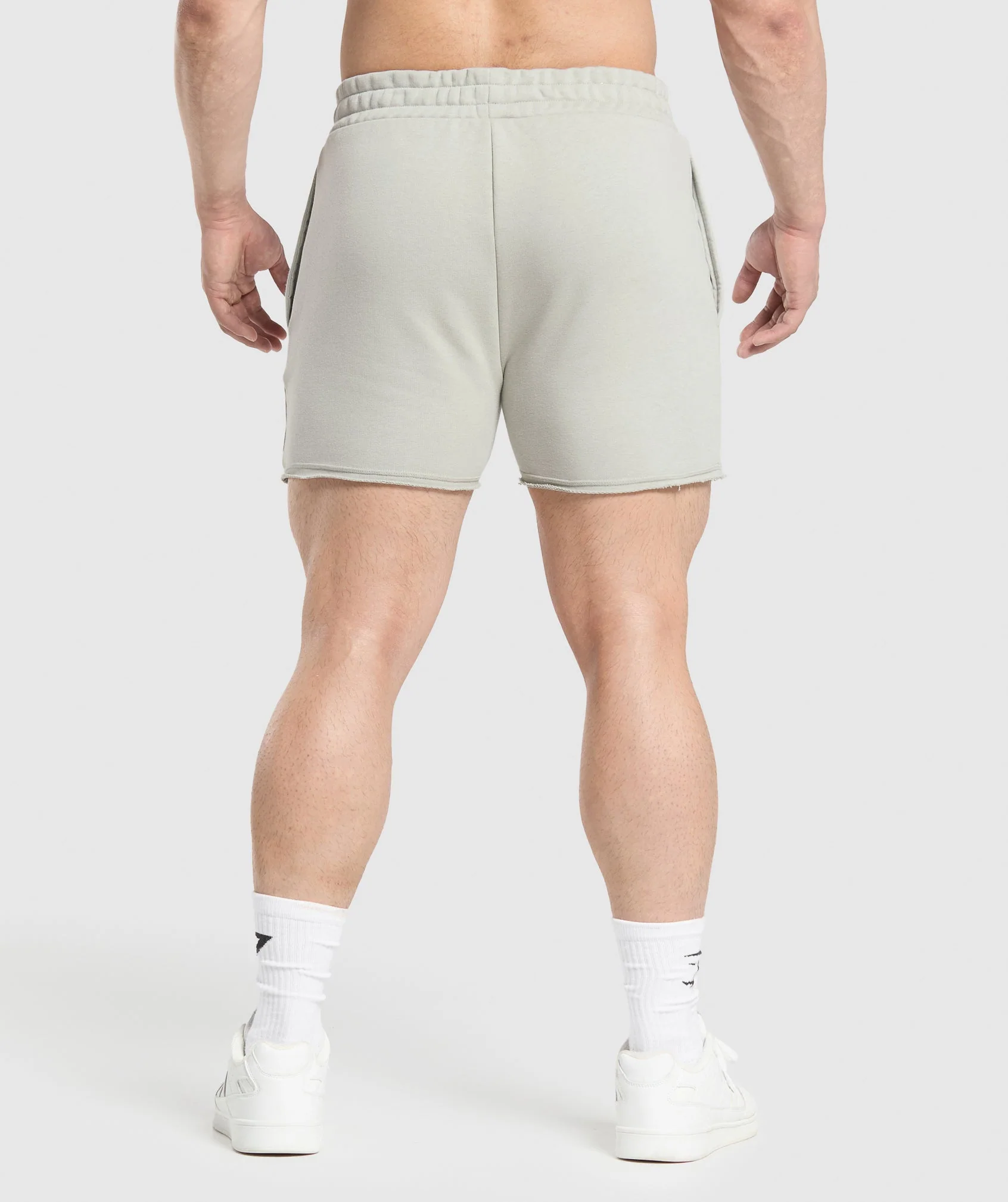 Gymshark Legacy Shorts - Stone Grey - Image 3