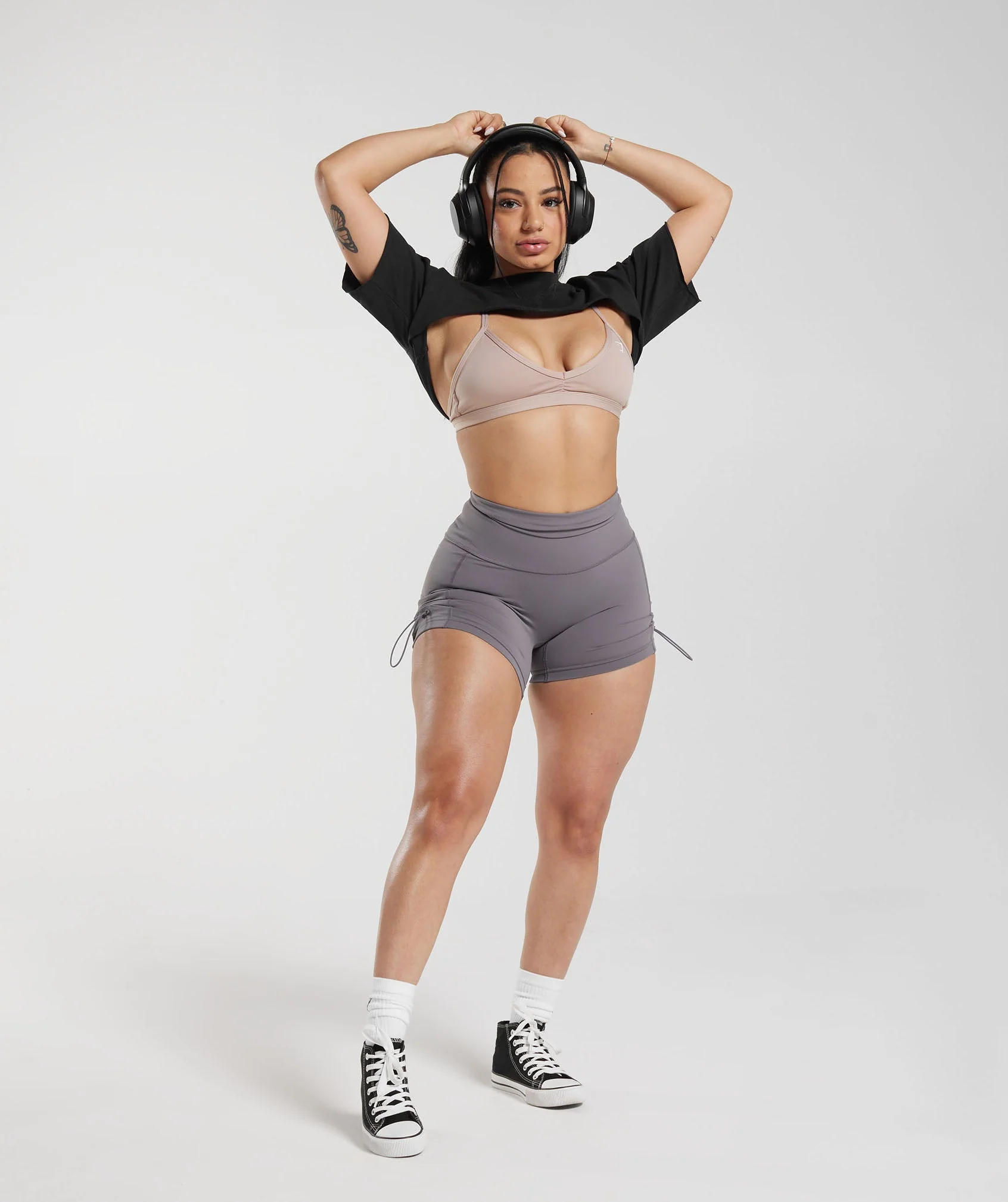 Gymshark Legacy Shrug Top - Black - Image 4