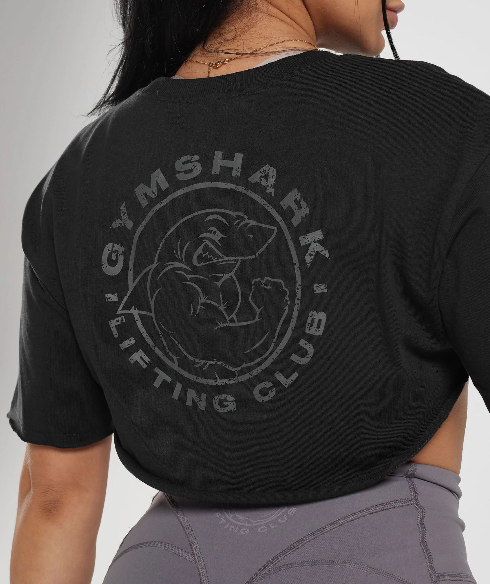 Gymshark Legacy Shrug Top - Black - Image 6