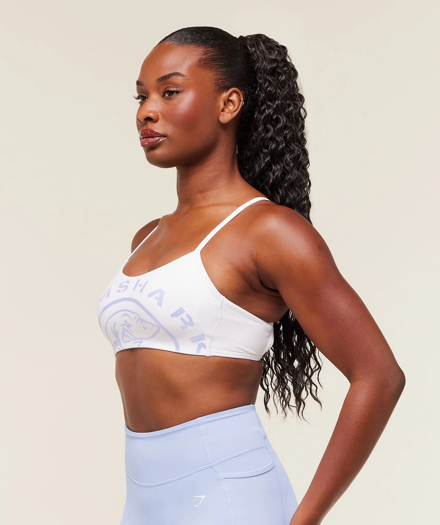 Gymshark Legacy Sports Bra - White - Image 3