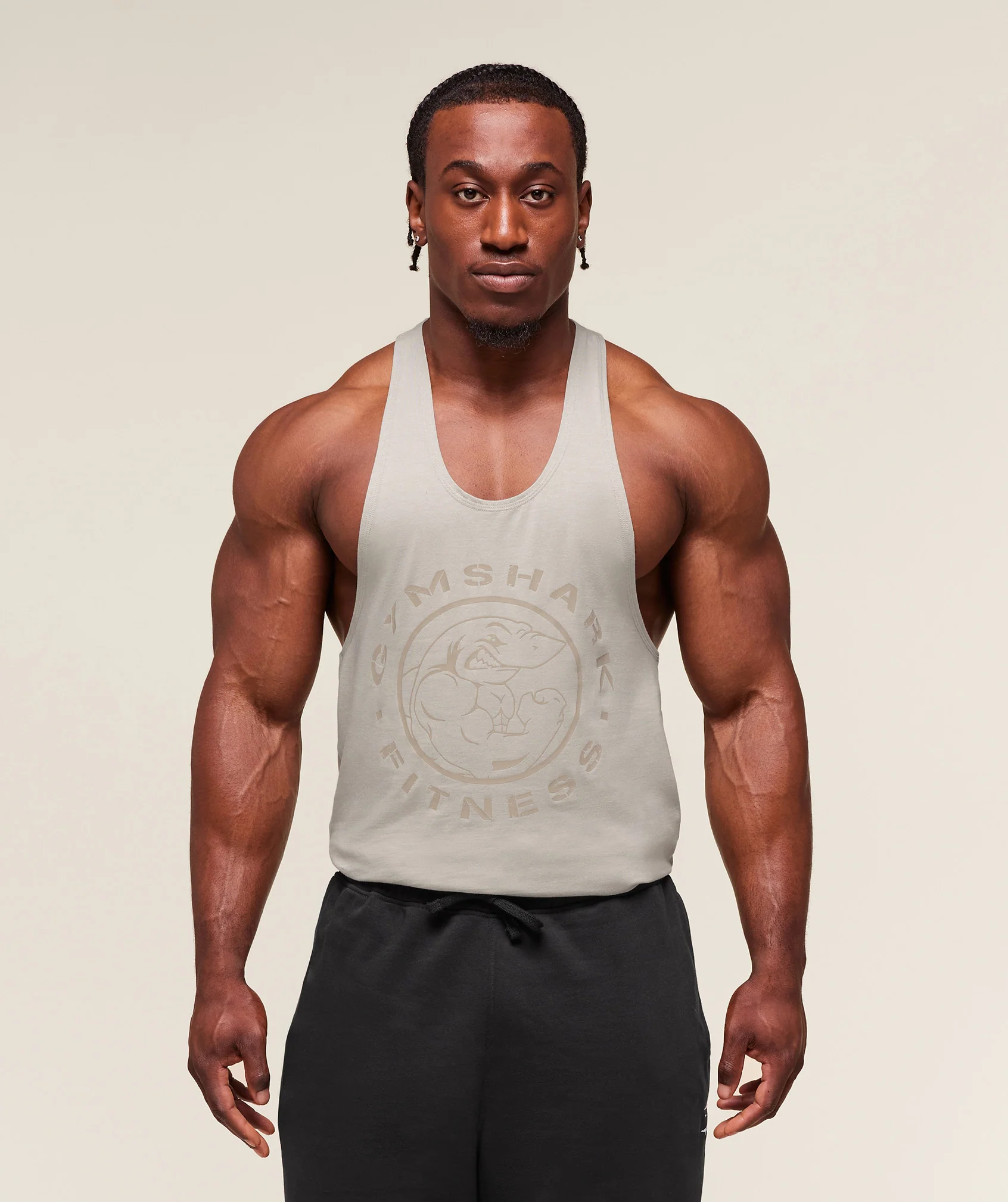 Gymshark Legacy Stringer - Stone Grey