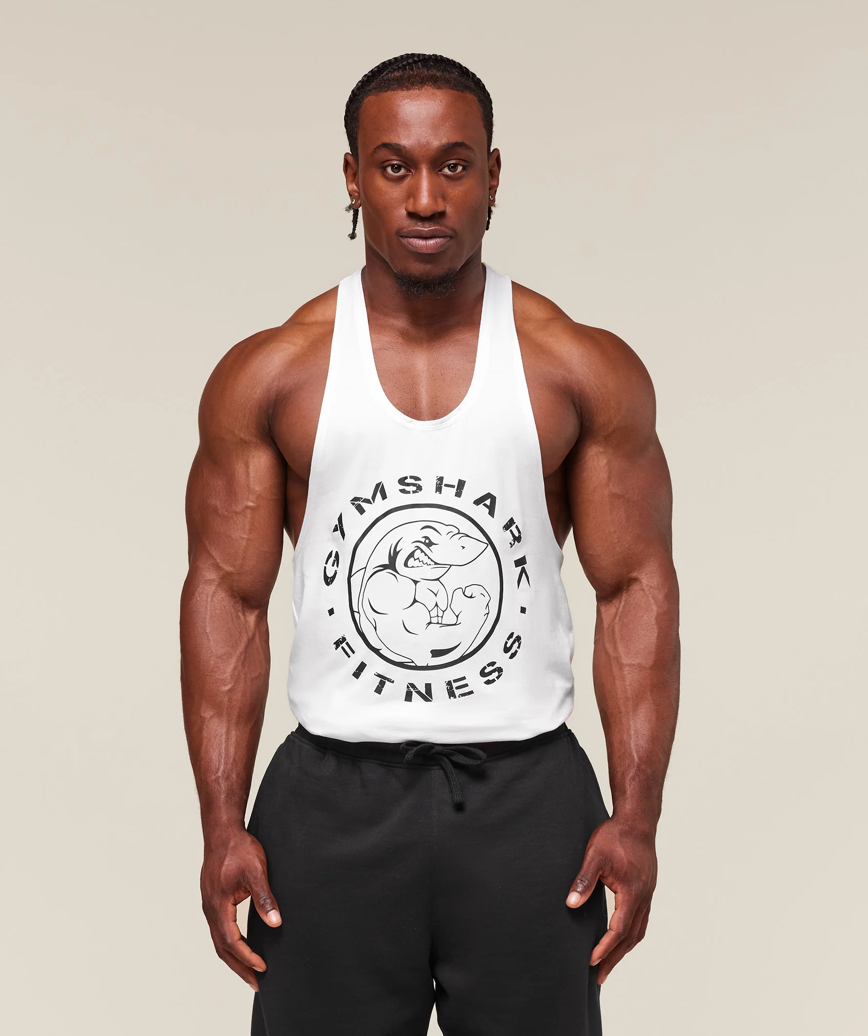 Gymshark Legacy Stringer - White - Image 3