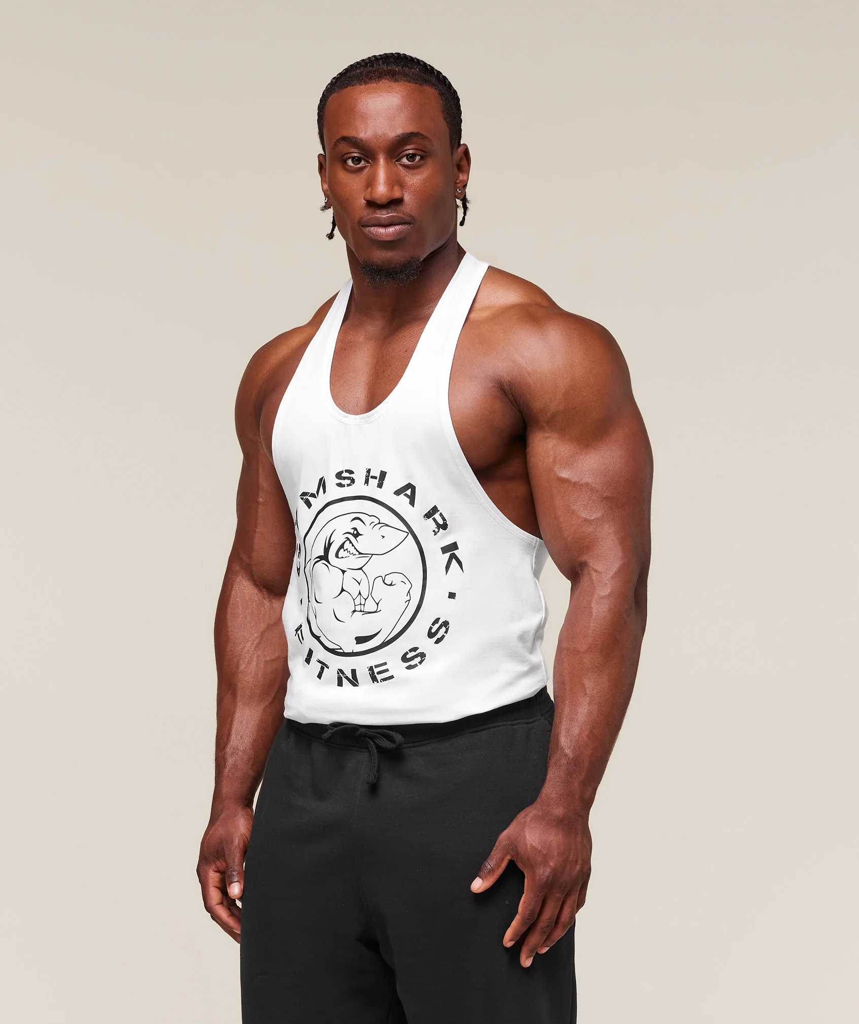 Gymshark Legacy Stringer - White - Image 4
