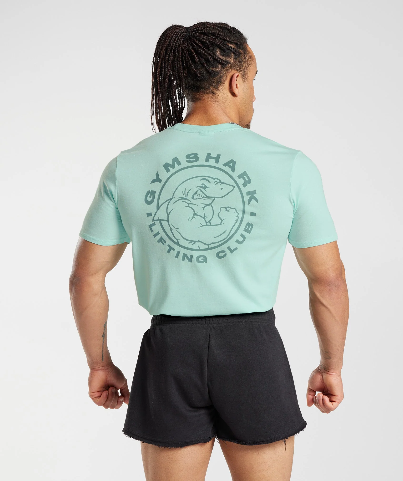 Gymshark Legacy T-Shirt - Aqua Green - Image 2