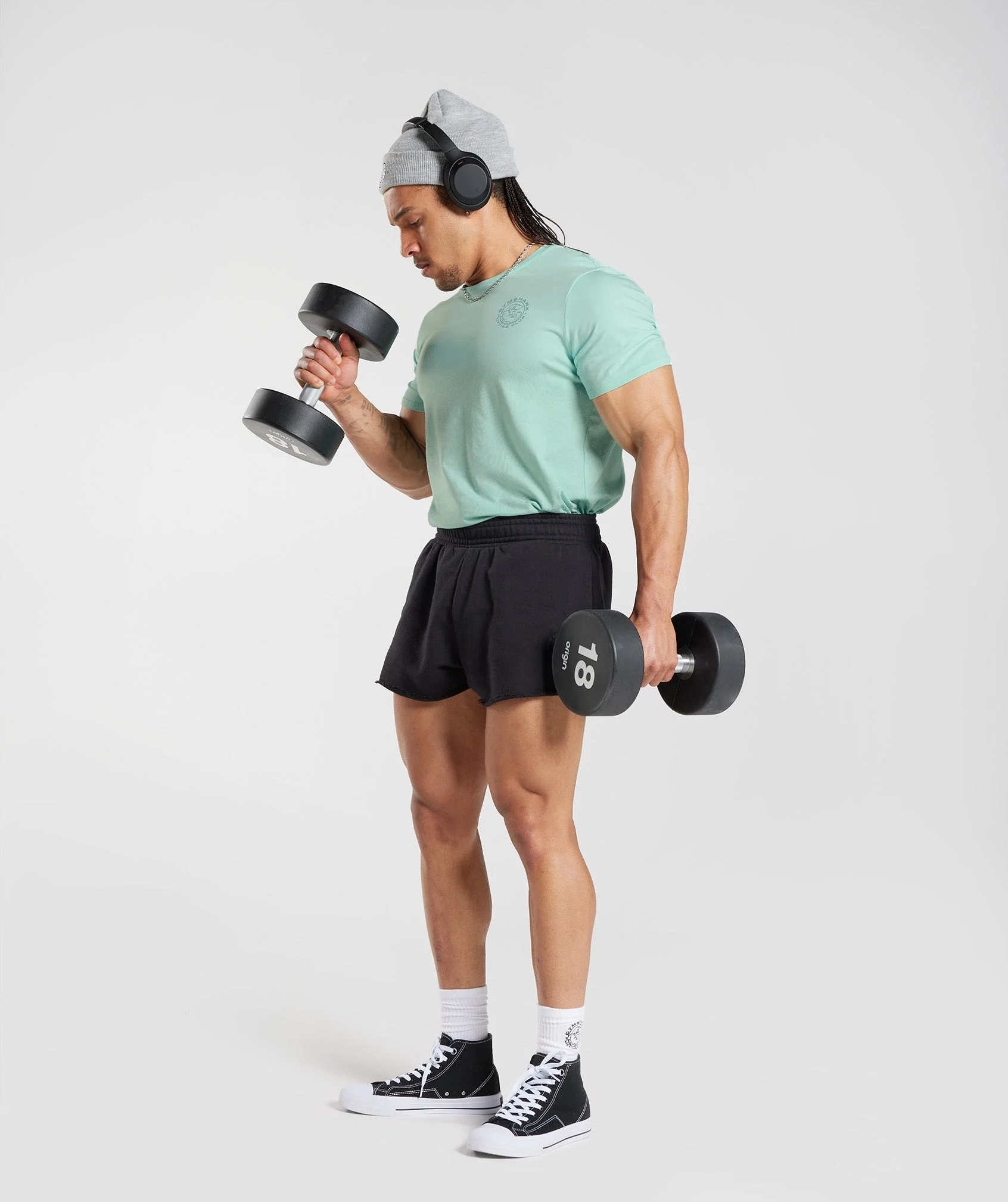 Gymshark Legacy T-Shirt - Aqua Green - Image 3