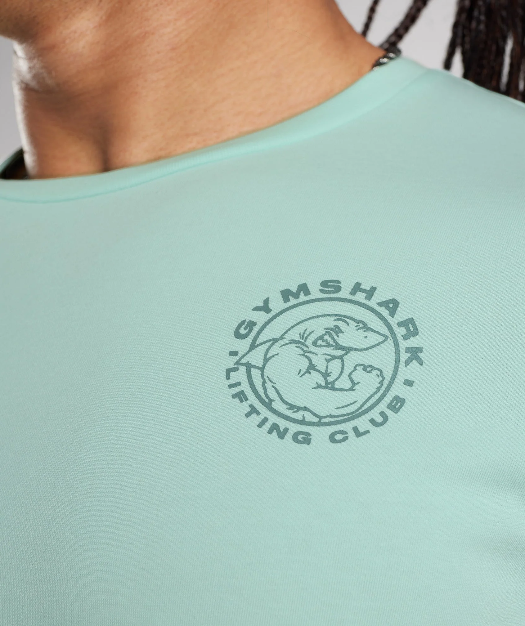 Gymshark Legacy T-Shirt - Aqua Green - Image 4