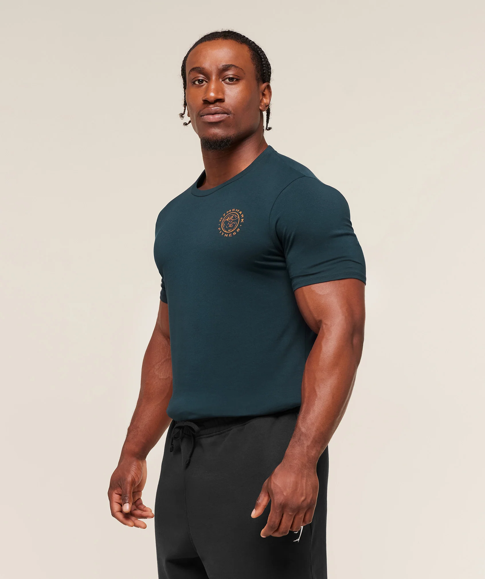 Gymshark Legacy T-Shirt - Deep Petrol Blue - Image 3