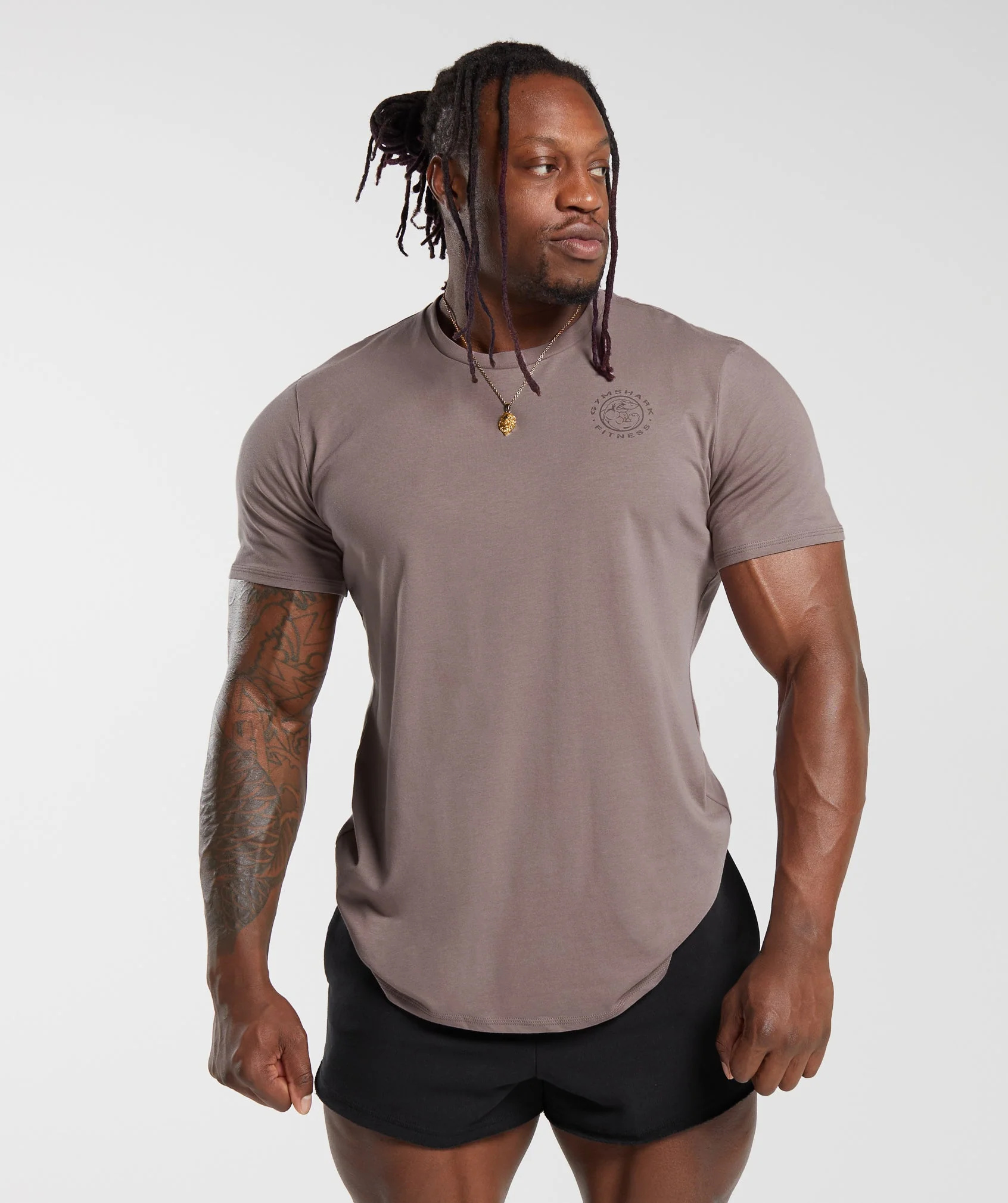 Gymshark Legacy T-Shirt - Washed Mauve - Image 2
