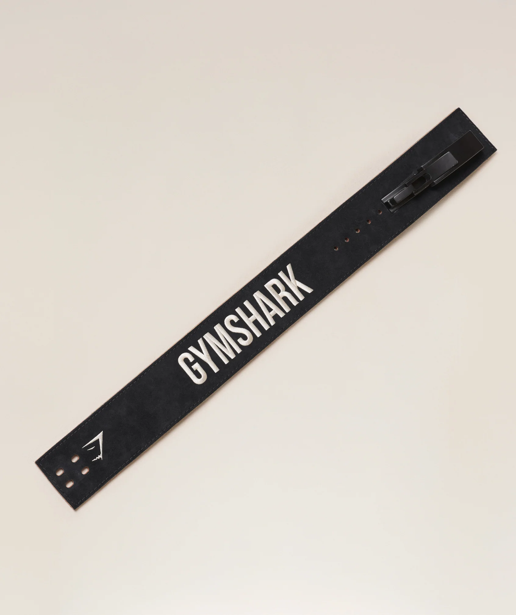 Gymshark Lever Lifting Belt - Black/Ecru White - Image 3