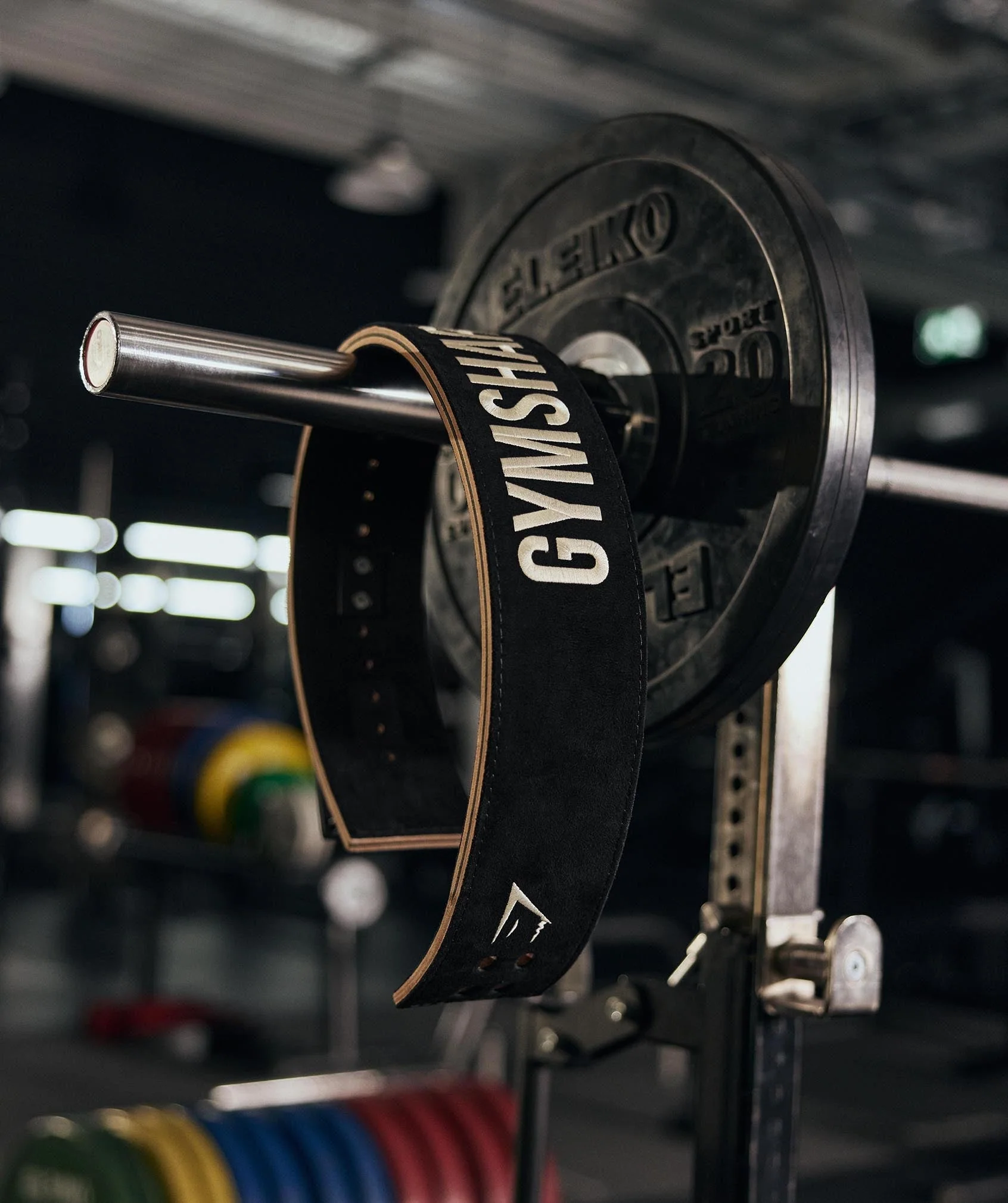 Gymshark Lever Lifting Belt - Black/Ecru White - Image 7