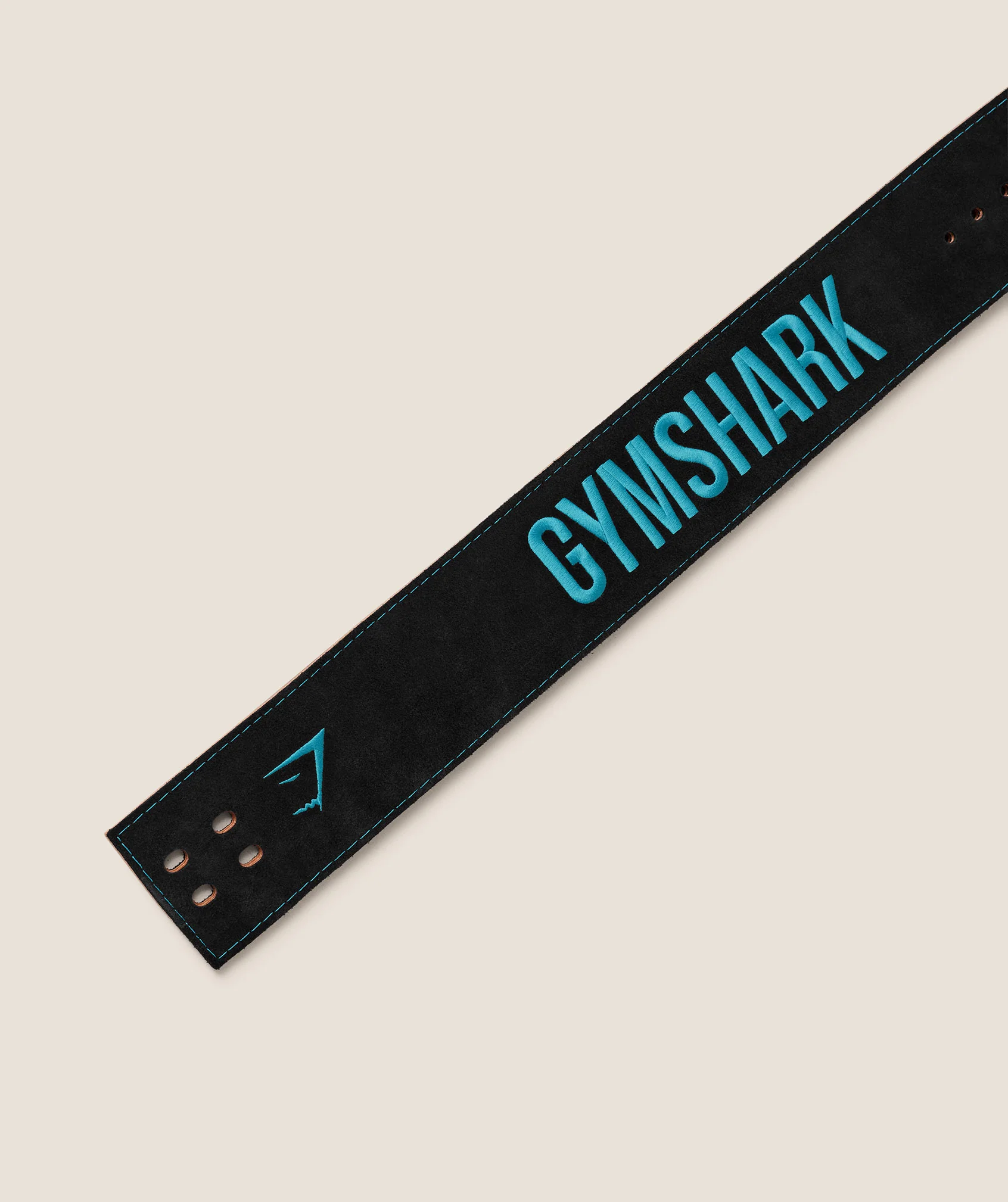 Gymshark Lever Lifting Belt - Black/Brand Blue - Image 2