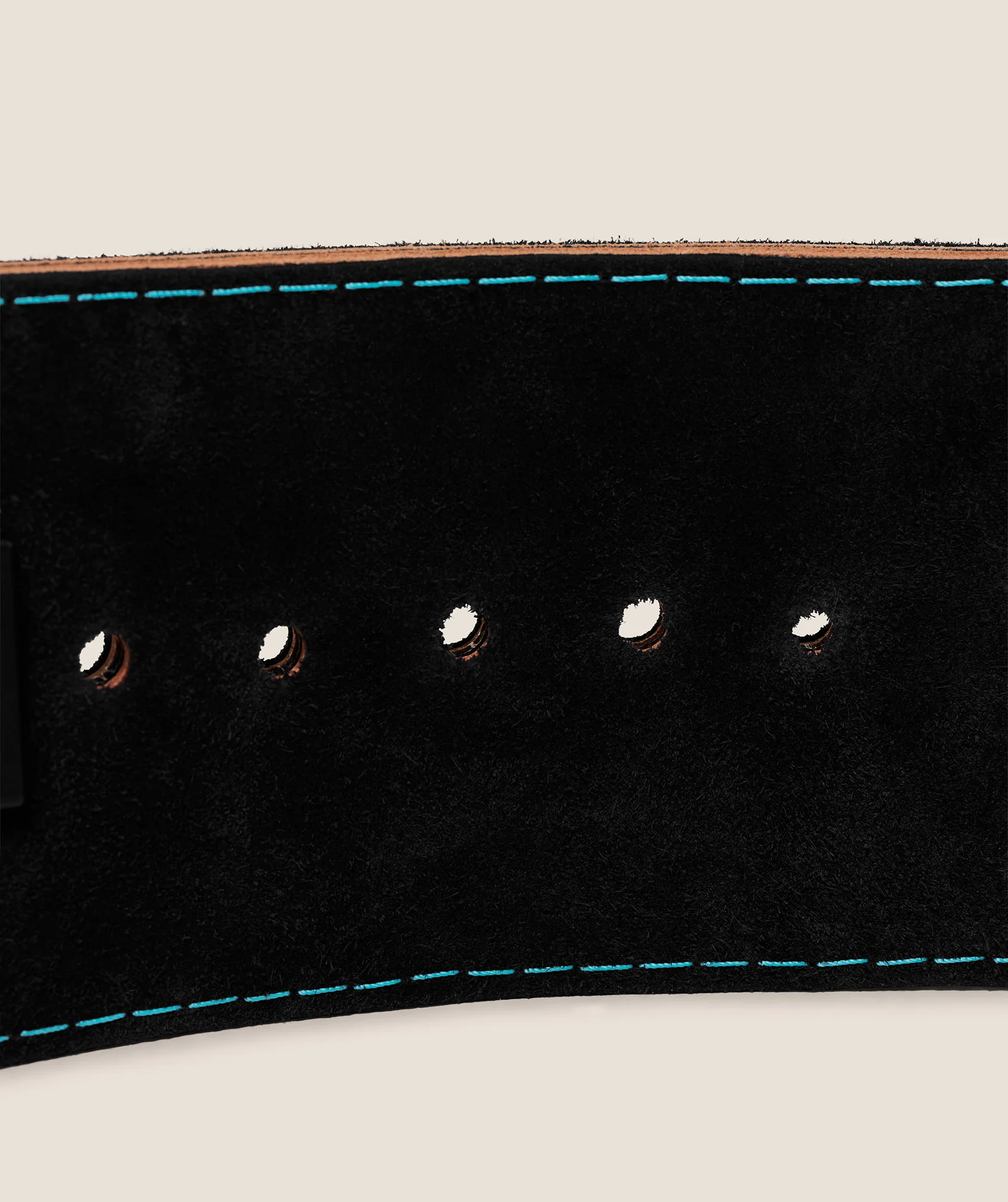 Gymshark Lever Lifting Belt - Black/Brand Blue - Image 4