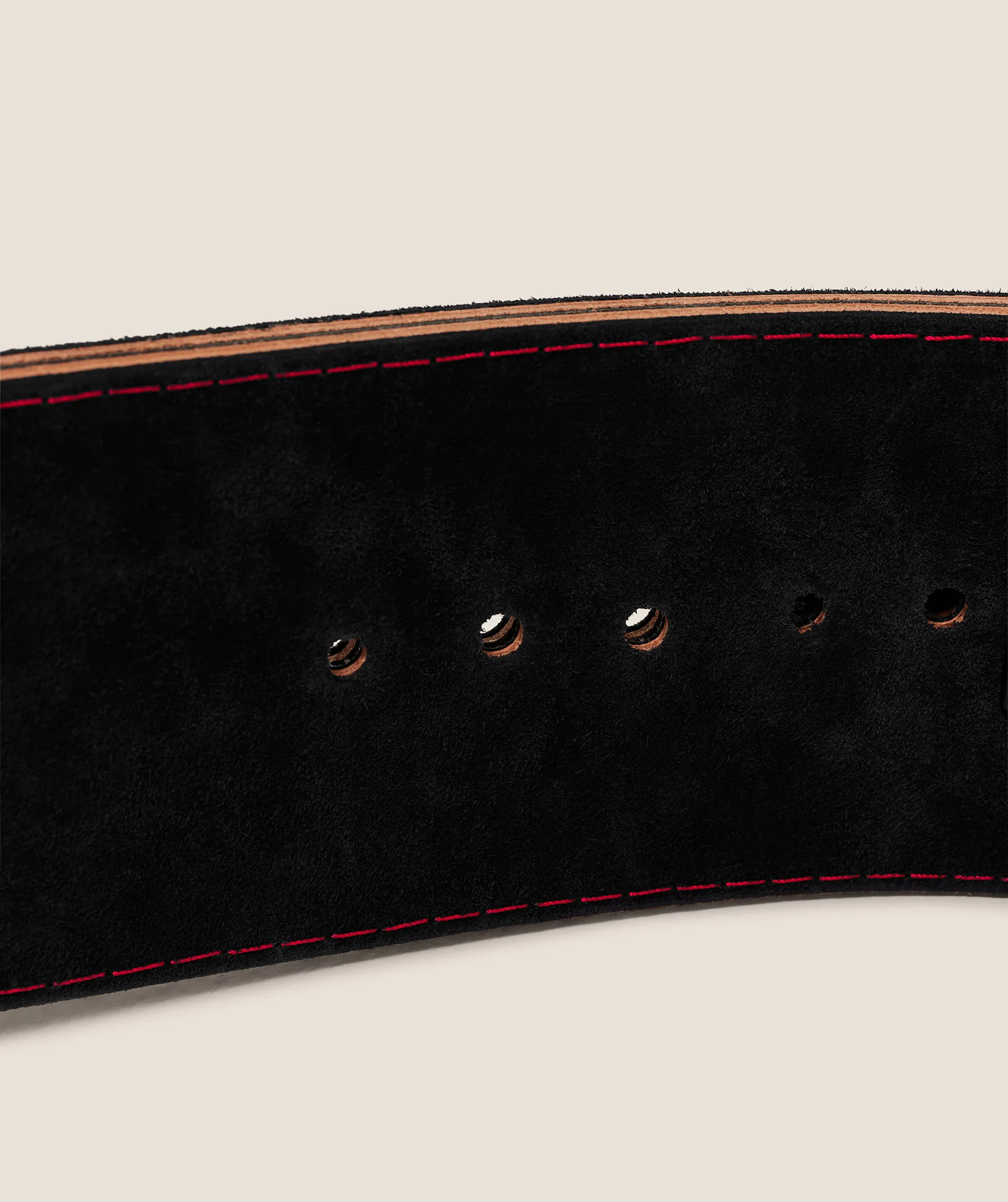 Gymshark Lever Lifting Belt - Black/Carmine Red - Image 4