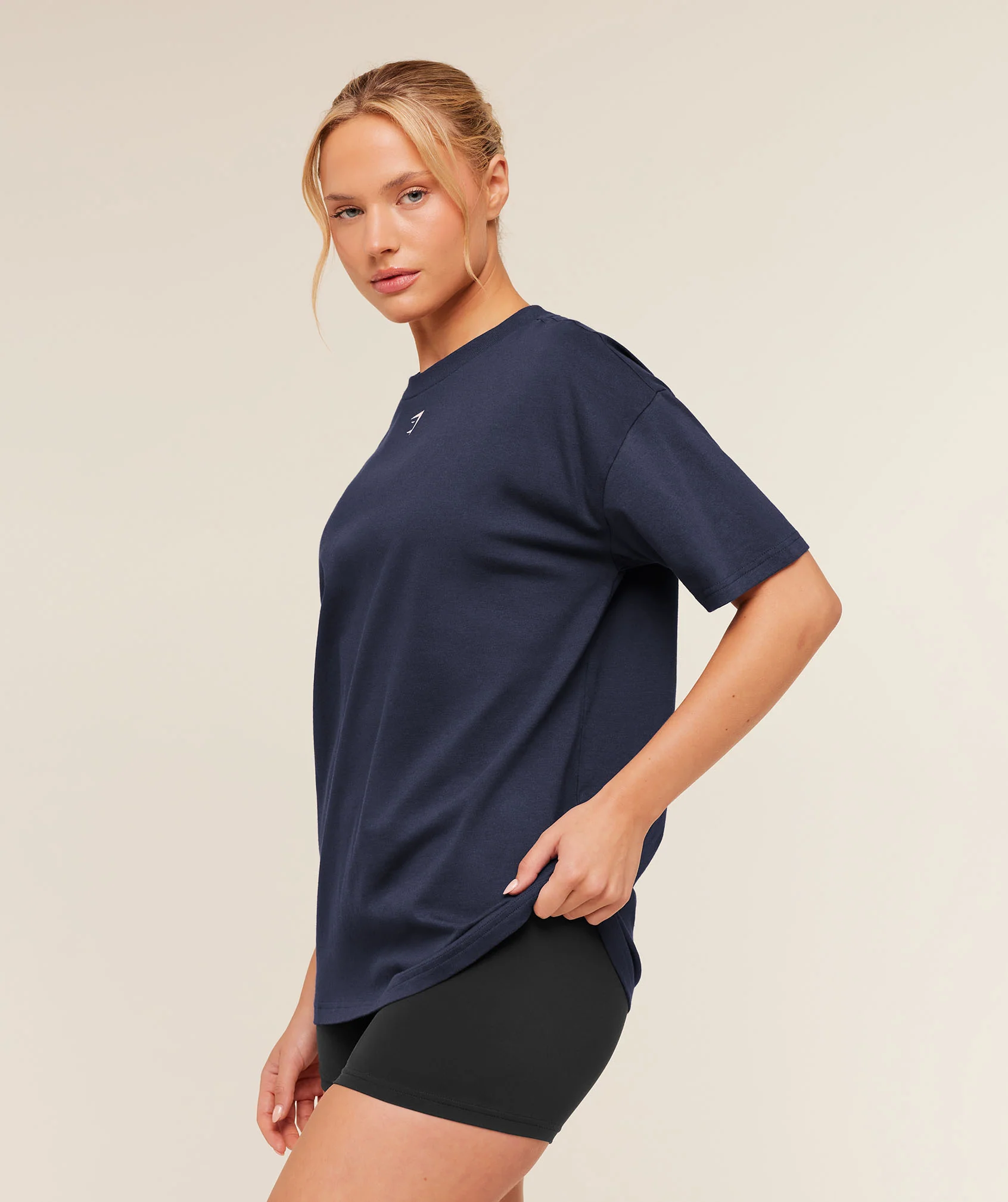 Gymshark Lifestyle Club Graphic Short Sleeve T-Shirt - Heavy Blue - Image 3