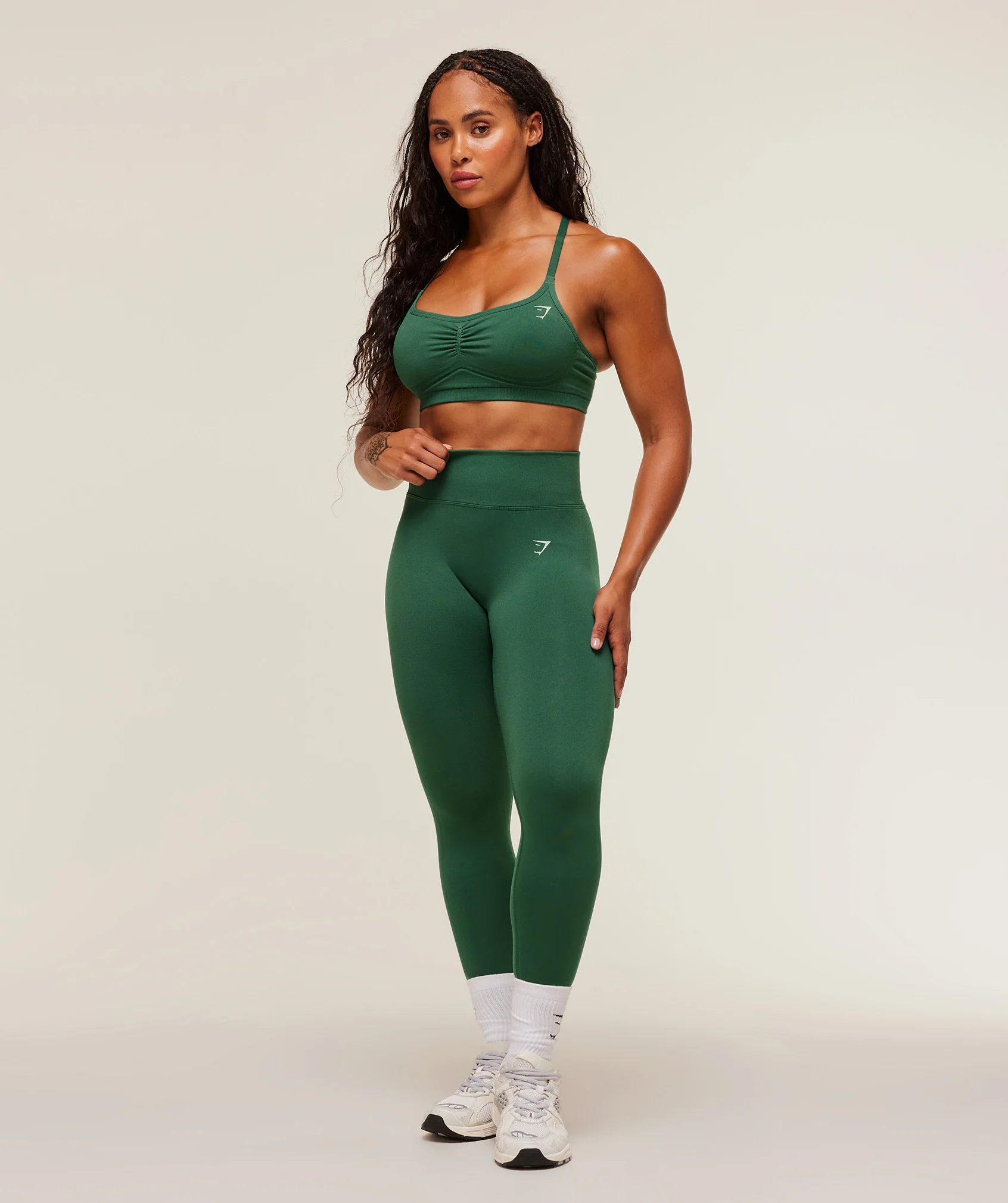 Gymshark Lift Seamless Leggings - Lift Green/Lift Green Marl - Image 6