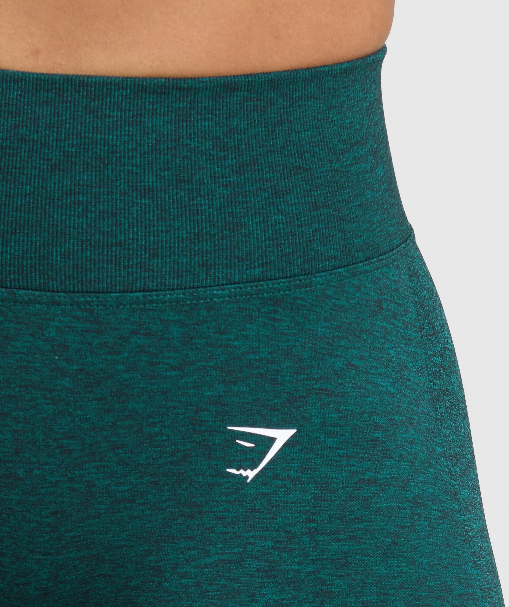 Gymshark Lift Seamless Shorts - Functional Teal/Black Marl - Image 7