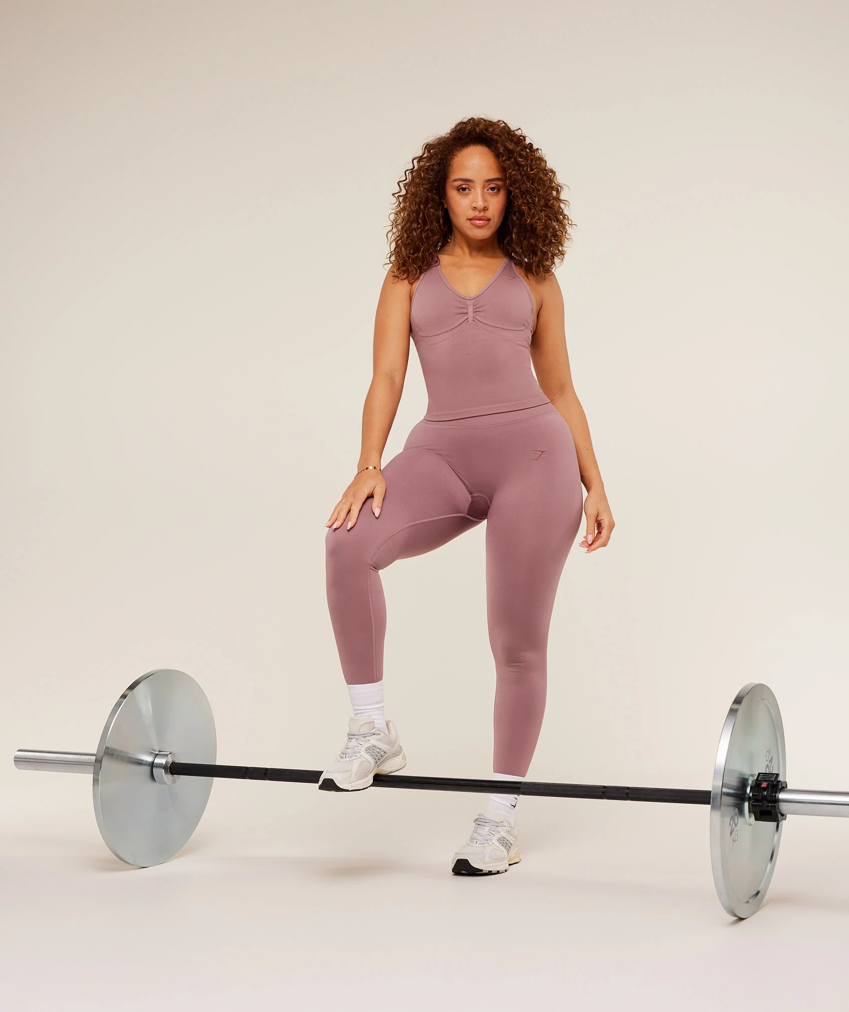 Gymshark Lift Seamless Tank with Shelf - Calm Pink - Image 5