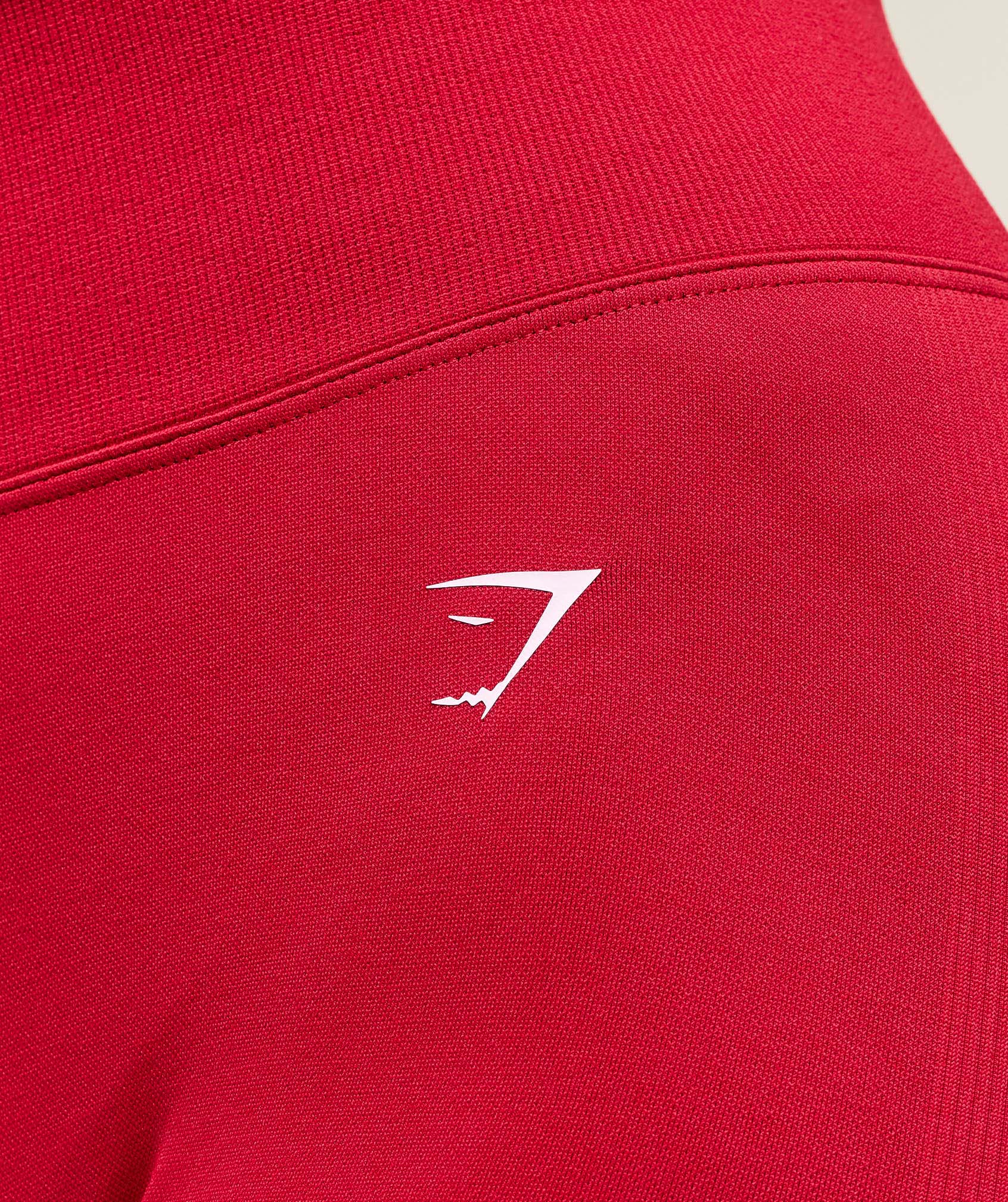 Gymshark Lift Campus Seamless Shorts - Carmine Red - Image 4