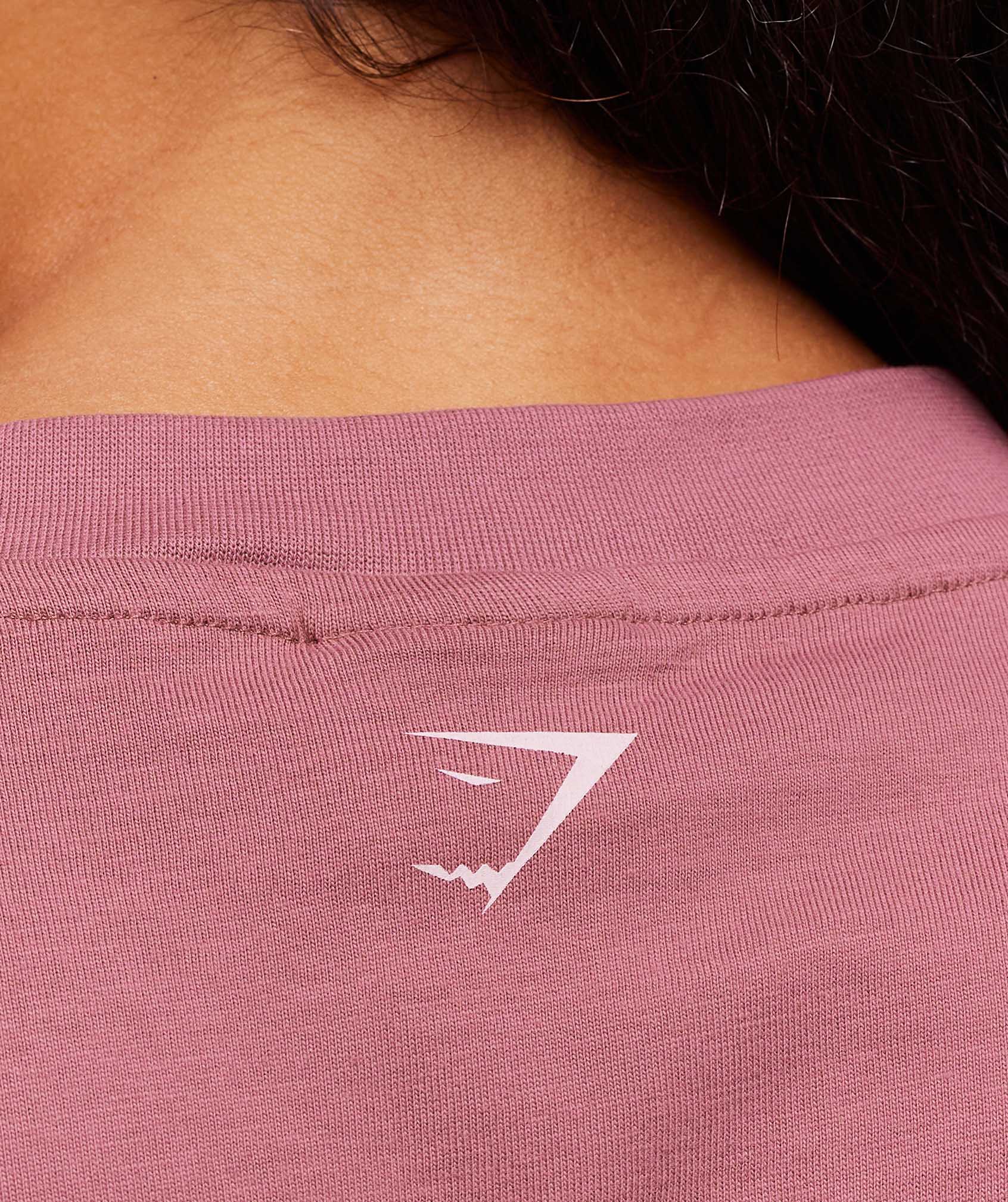 Gymshark Lifting Club Graphic Oversized T-Shirt - Reset Pink - Image 5