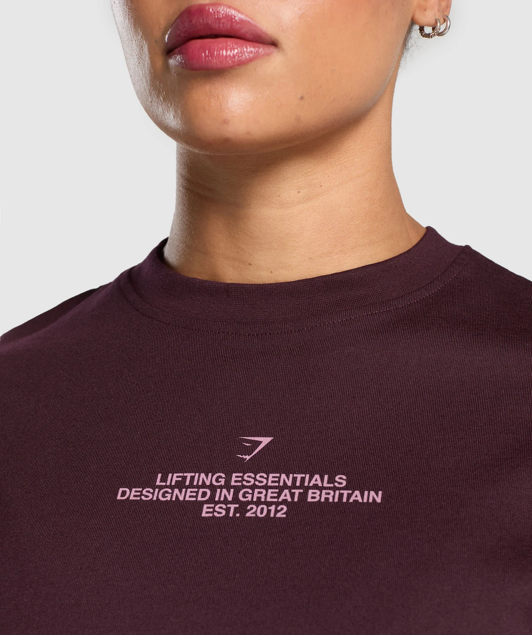 Gymshark Lifting Club Graphic T-Shirt - Depth Purple - Image 5