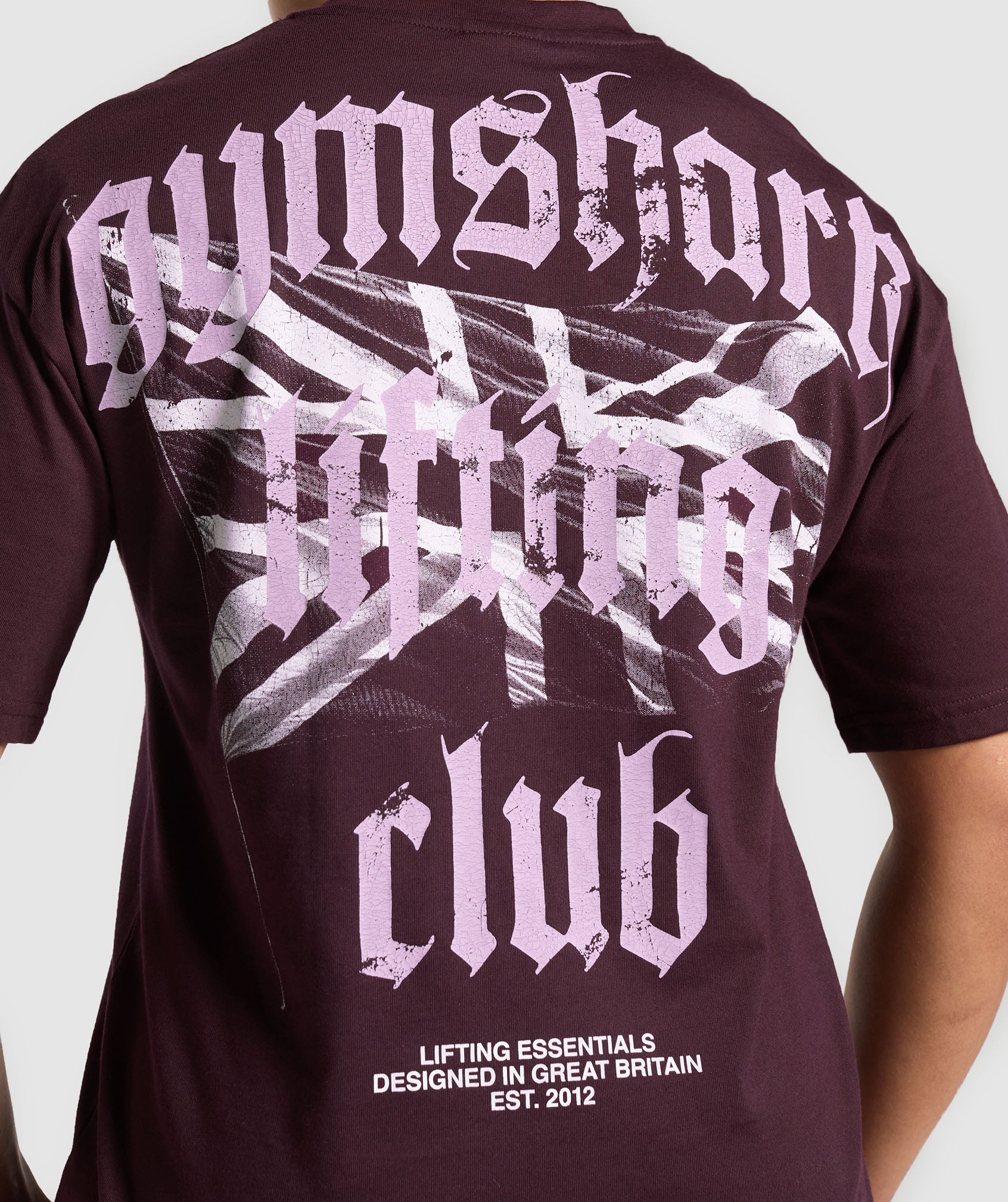 Gymshark Lifting Club Graphic T-Shirt - Depth Purple - Image 6