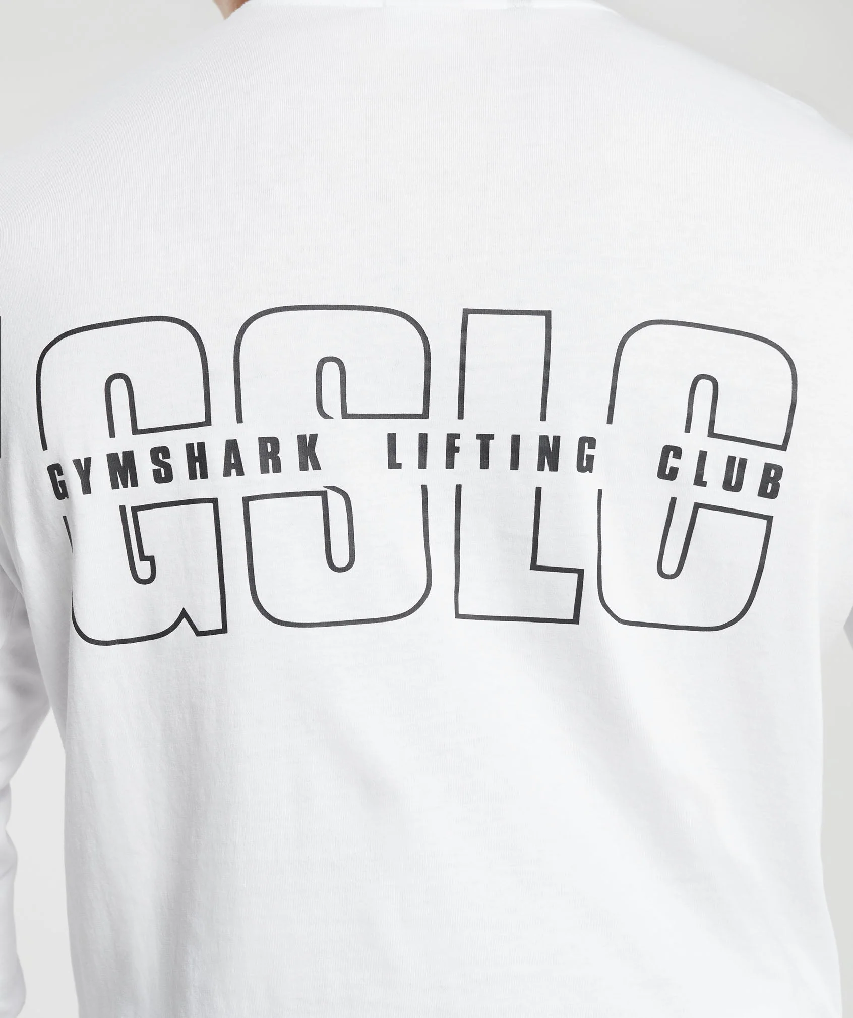 Gymshark Lifting Club Long Sleeve T-Shirt - White - Image 6