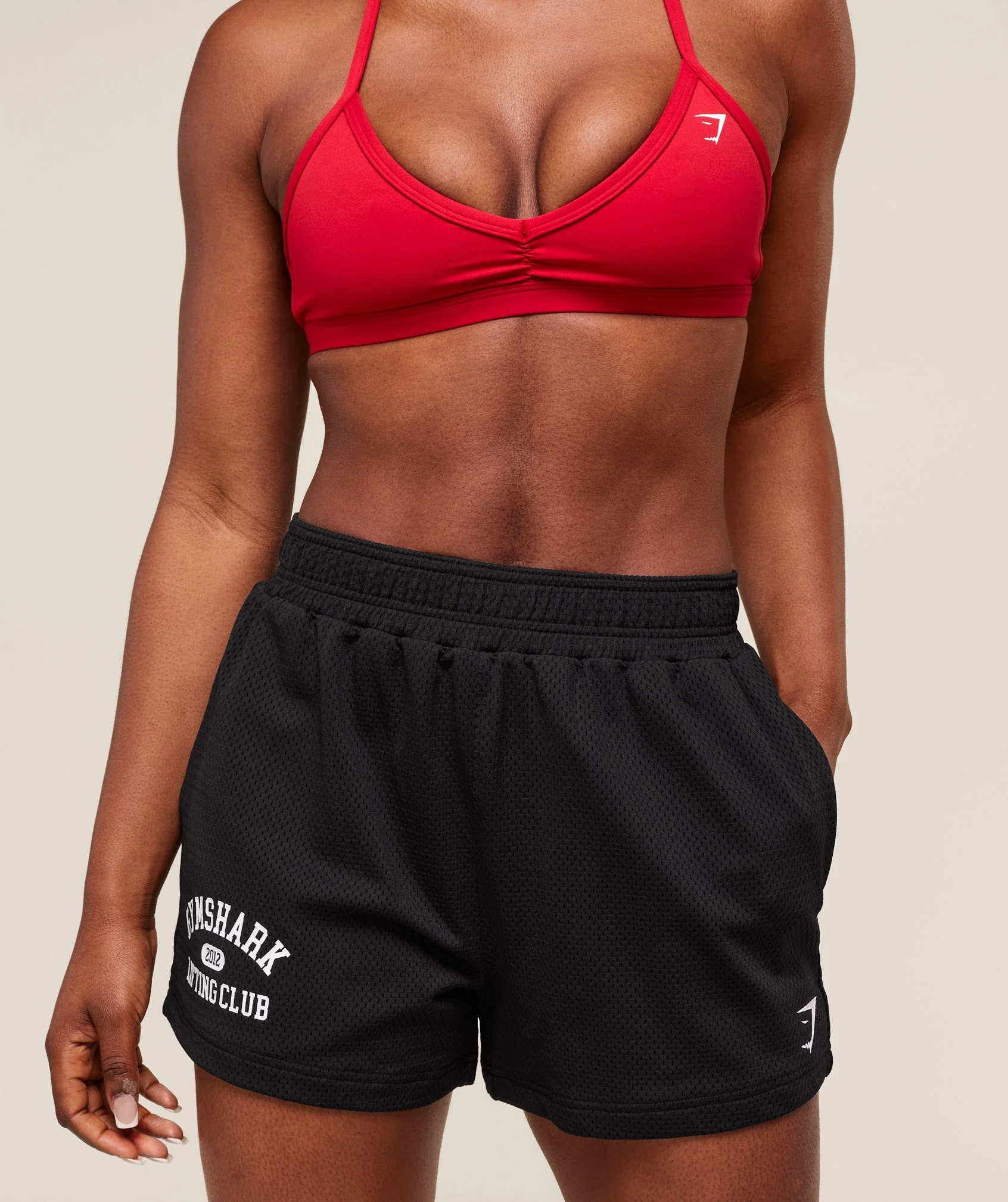 Gymshark Lifting Club Mesh Shorts - Black - Image 5
