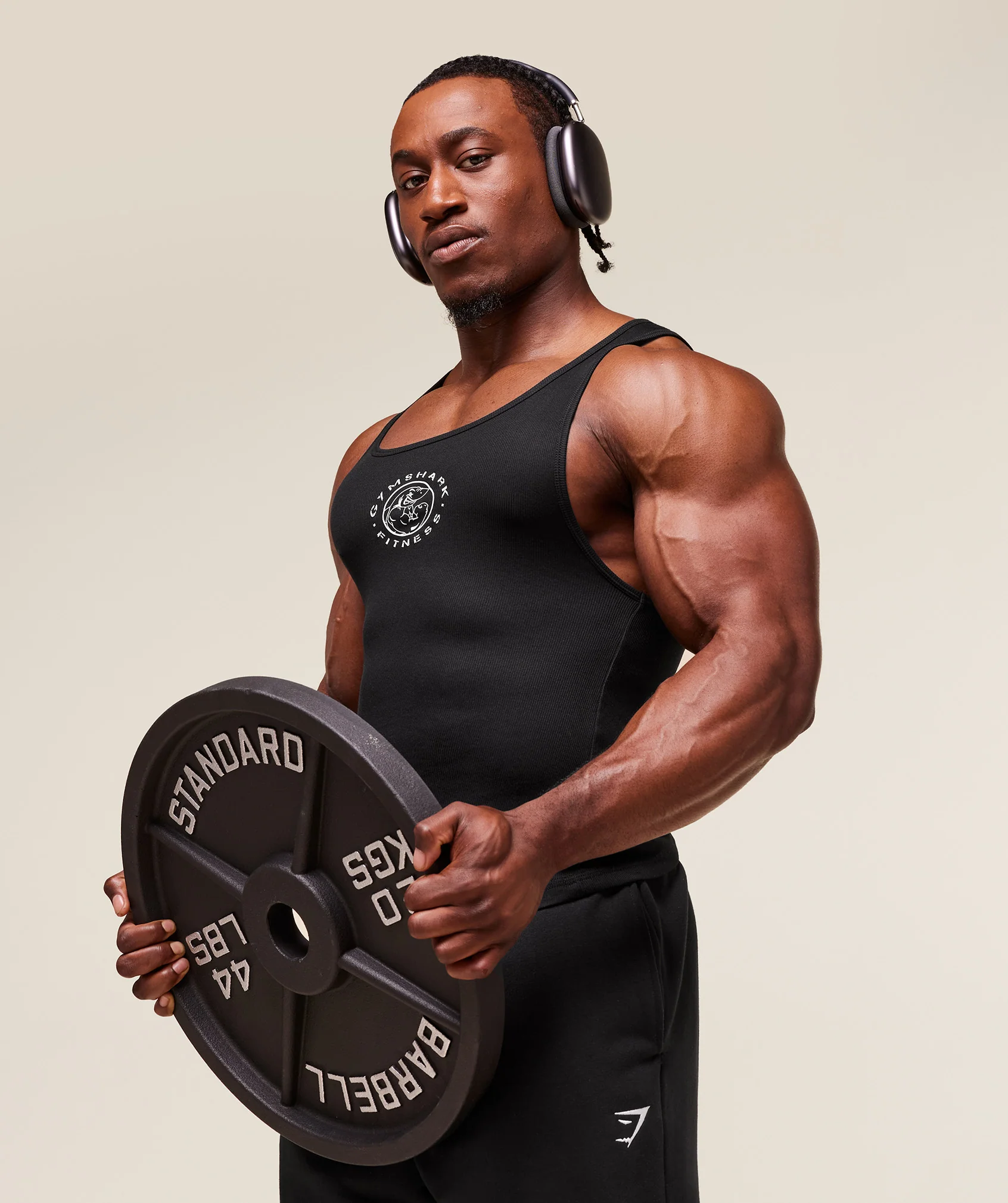 Gymshark Legacy Ribbed Tank - Black - Image 5