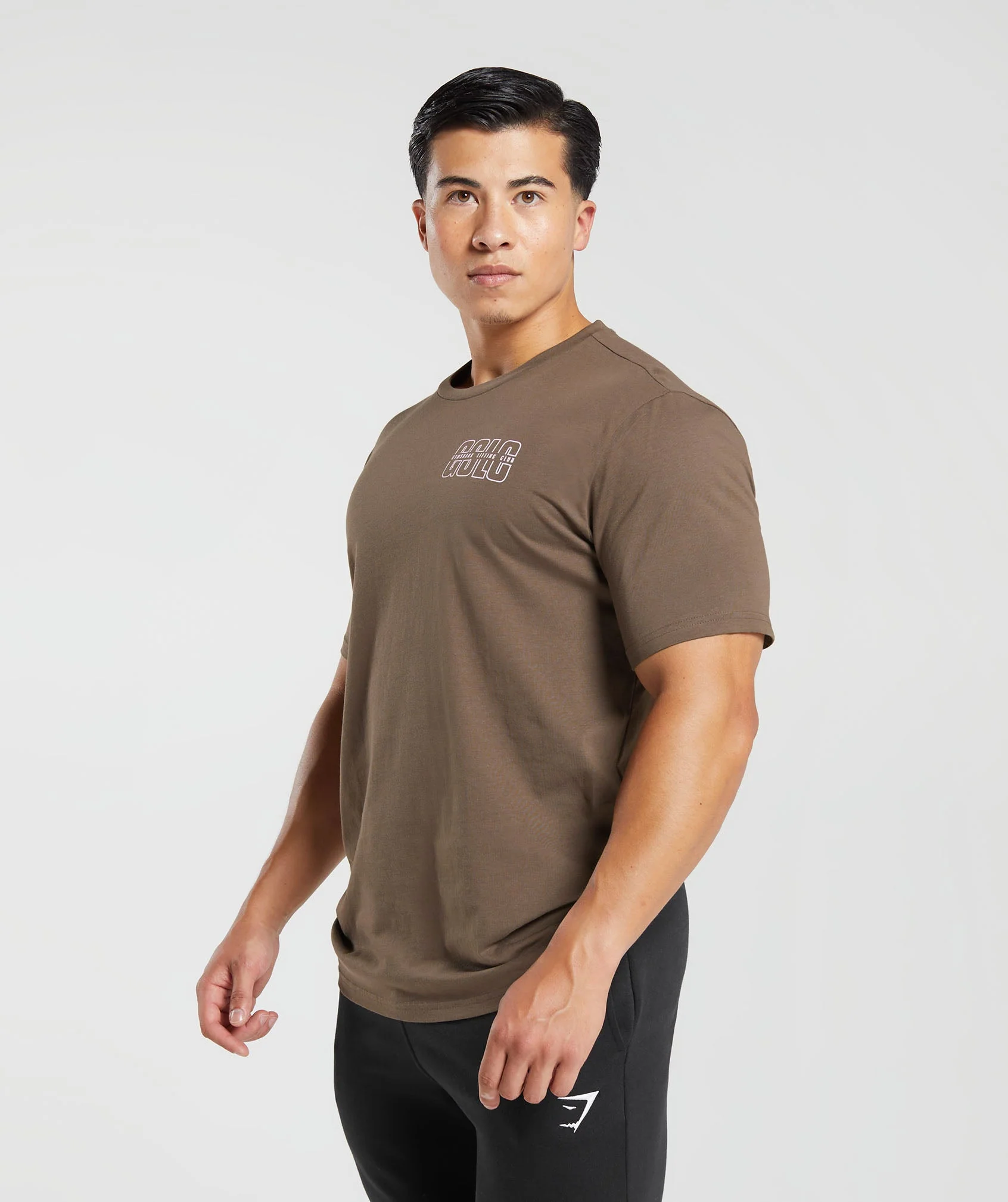 Gymshark Lifting Club T-Shirt - Penny Brown - Image 3