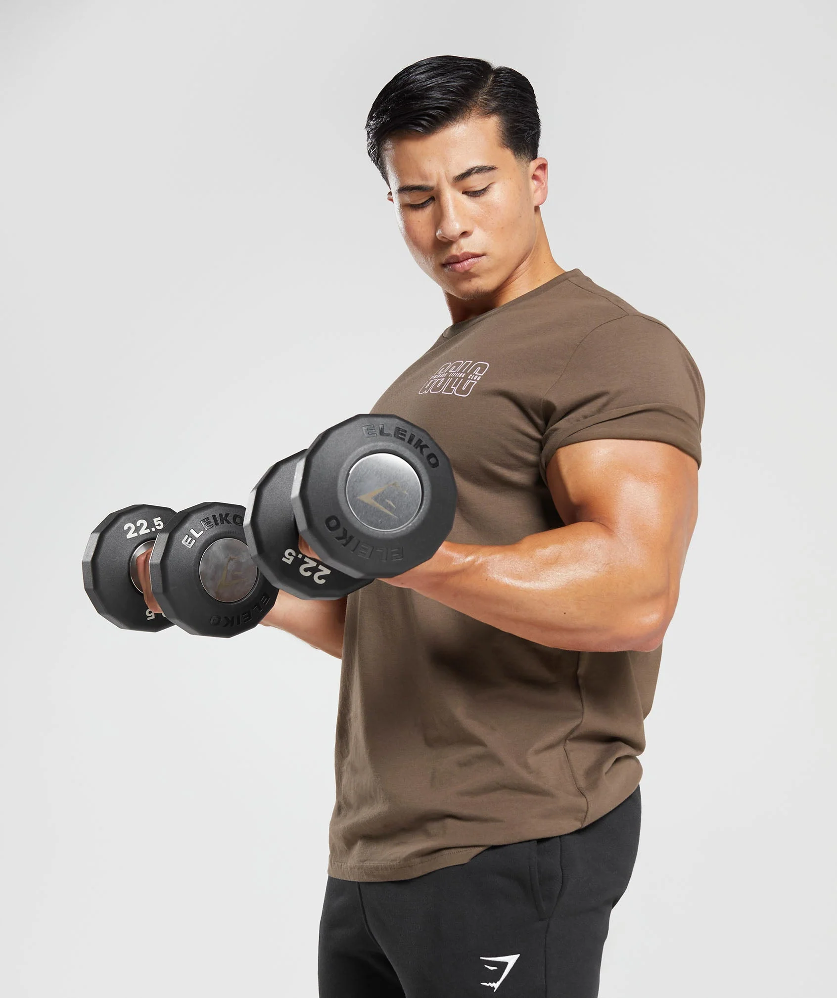 Gymshark Lifting Club T-Shirt - Penny Brown - Image 4