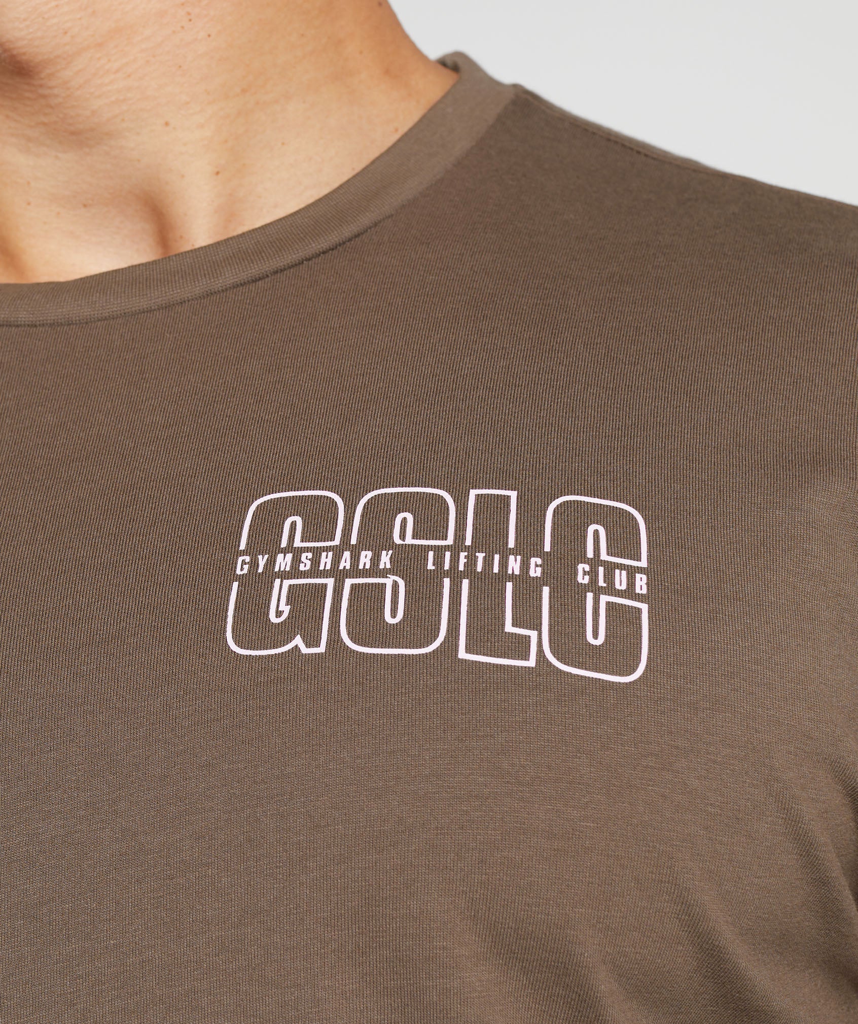 Gymshark Lifting Club T-Shirt - Penny Brown - Image 6