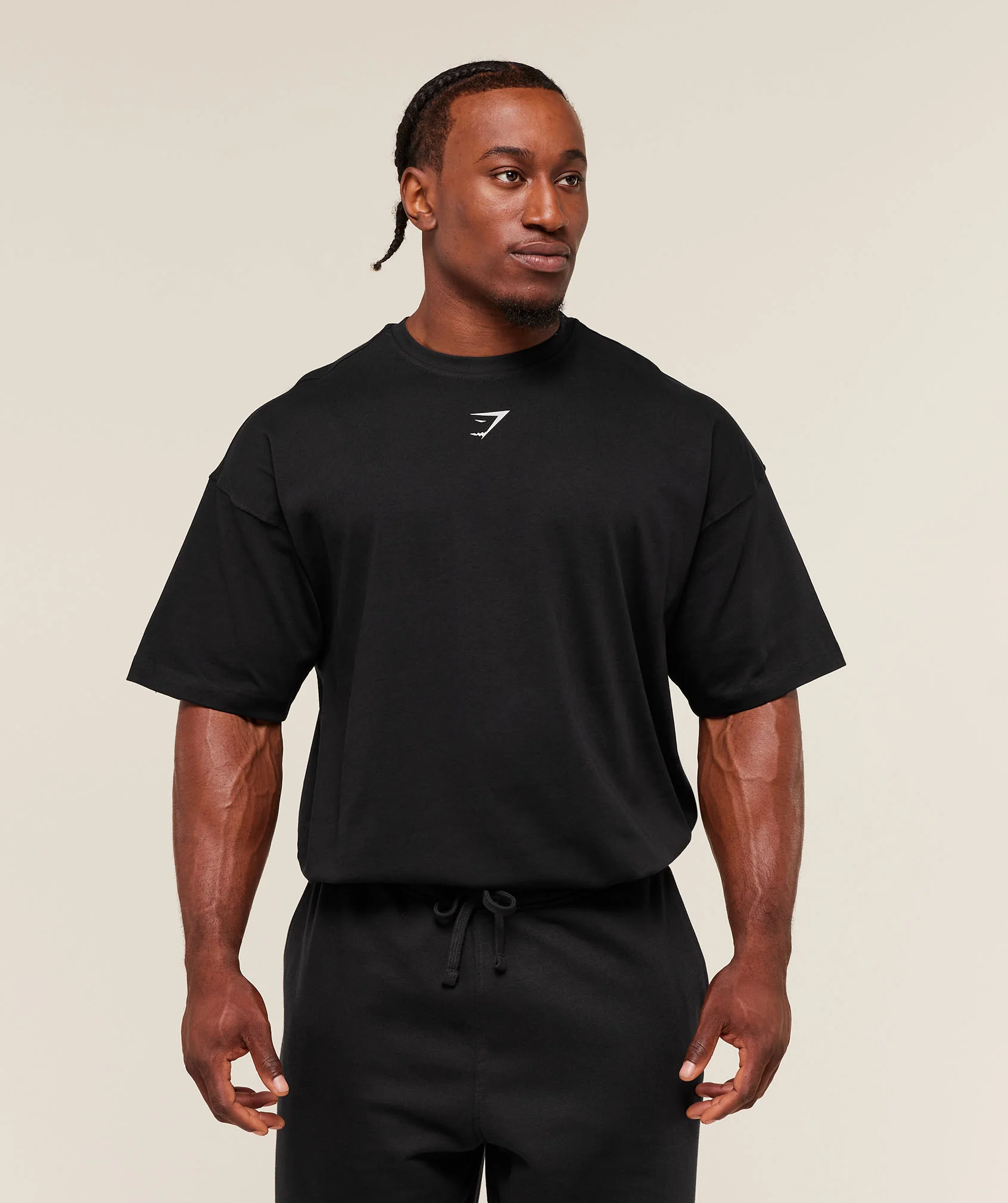 Gymshark Lifting Club T-Shirt - Black/Pebble Grey - Image 2