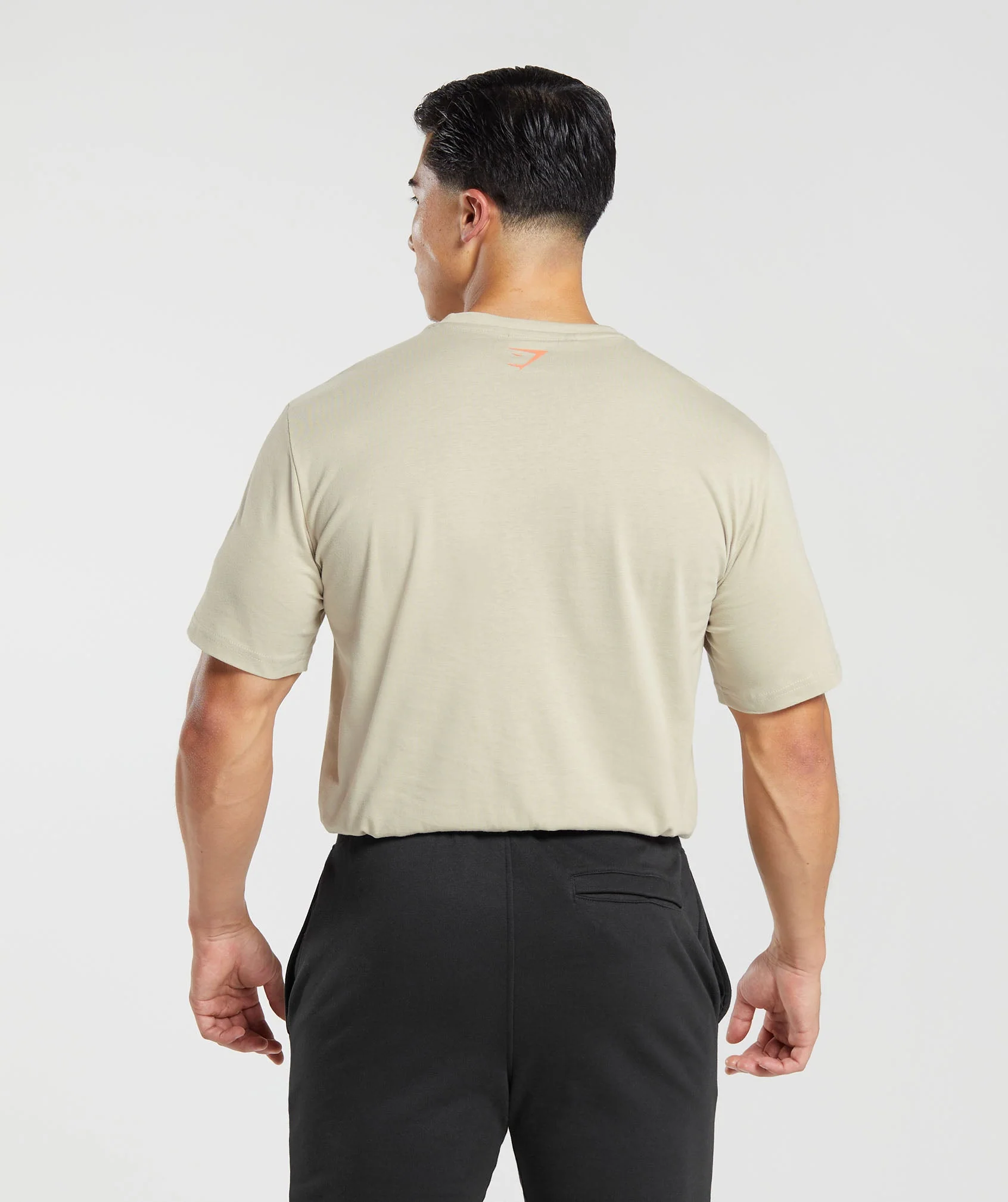 Gymshark Lifting Club T-Shirt - Washed Stone Brown - Image 2