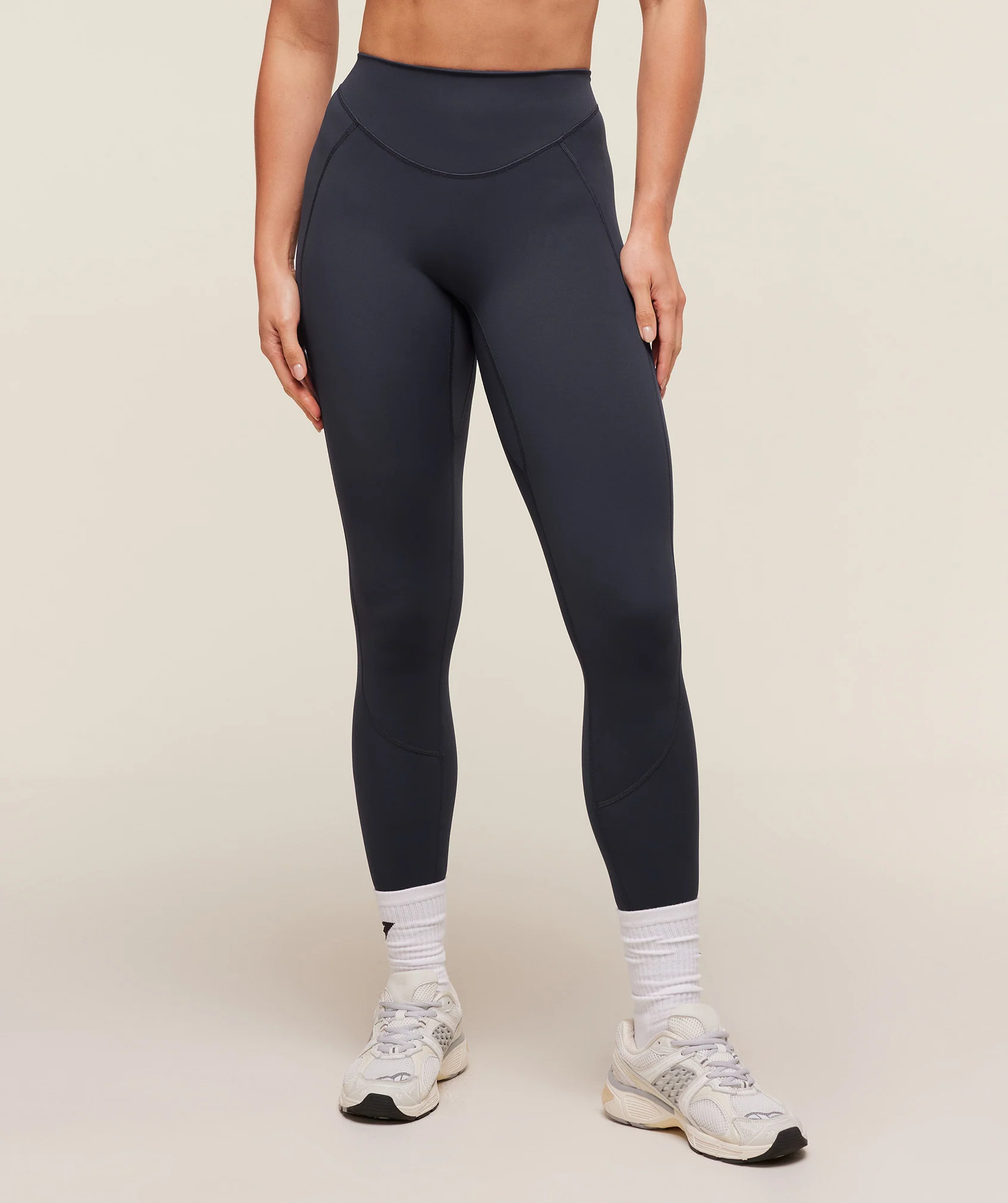 Gymshark Lifting Dipped Waistband Leggings - Heavy Blue - Image 3