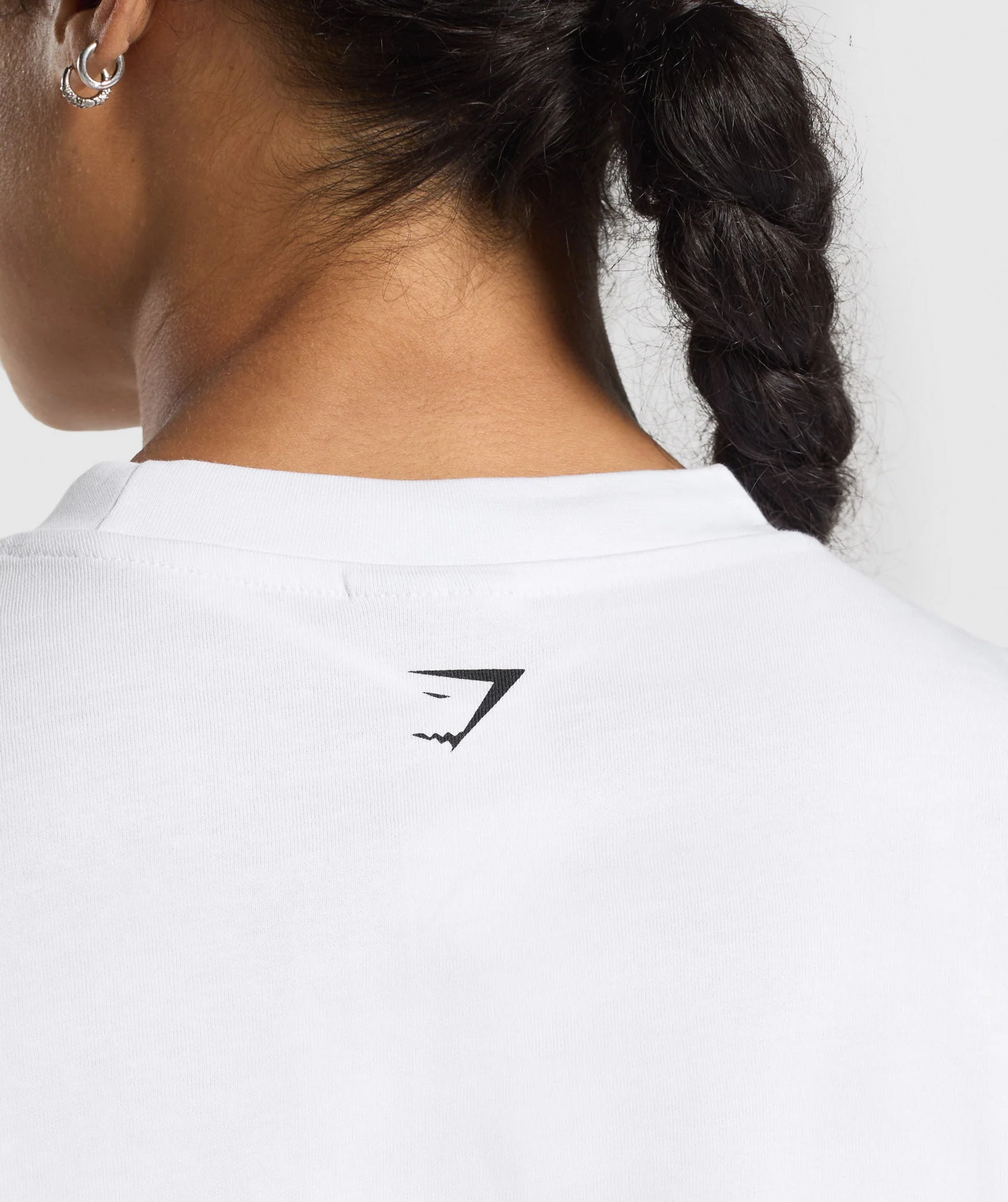Gymshark Lifting Essentials Graphic Oversized T-Shirt - White - Image 6