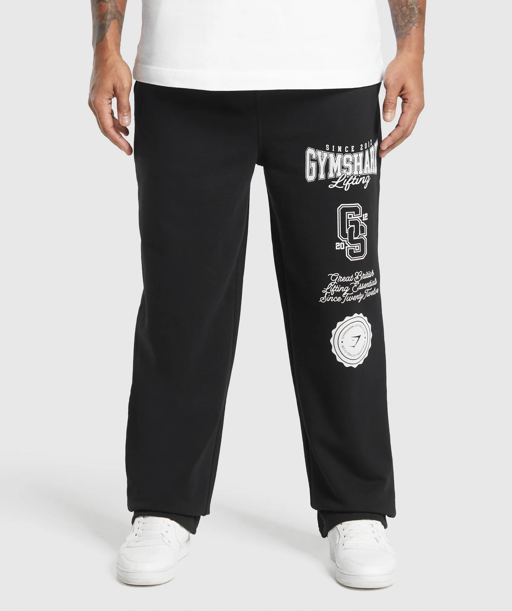 Gymshark Lifting Essentials Straight Leg Pants - Black - Image 2