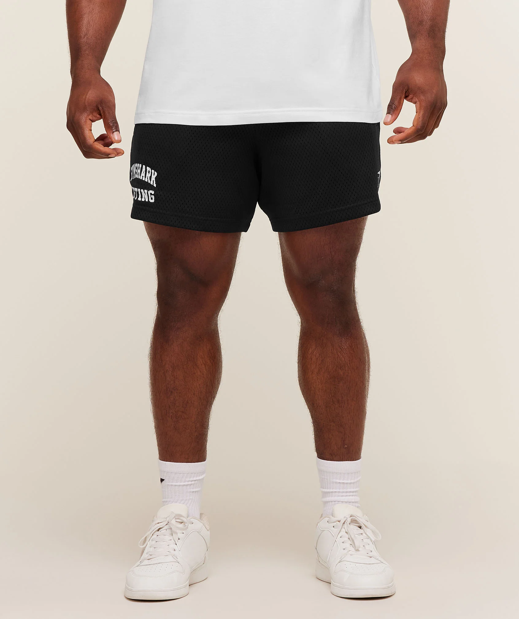 Gymshark Lifting Mesh 5" Shorts - Black