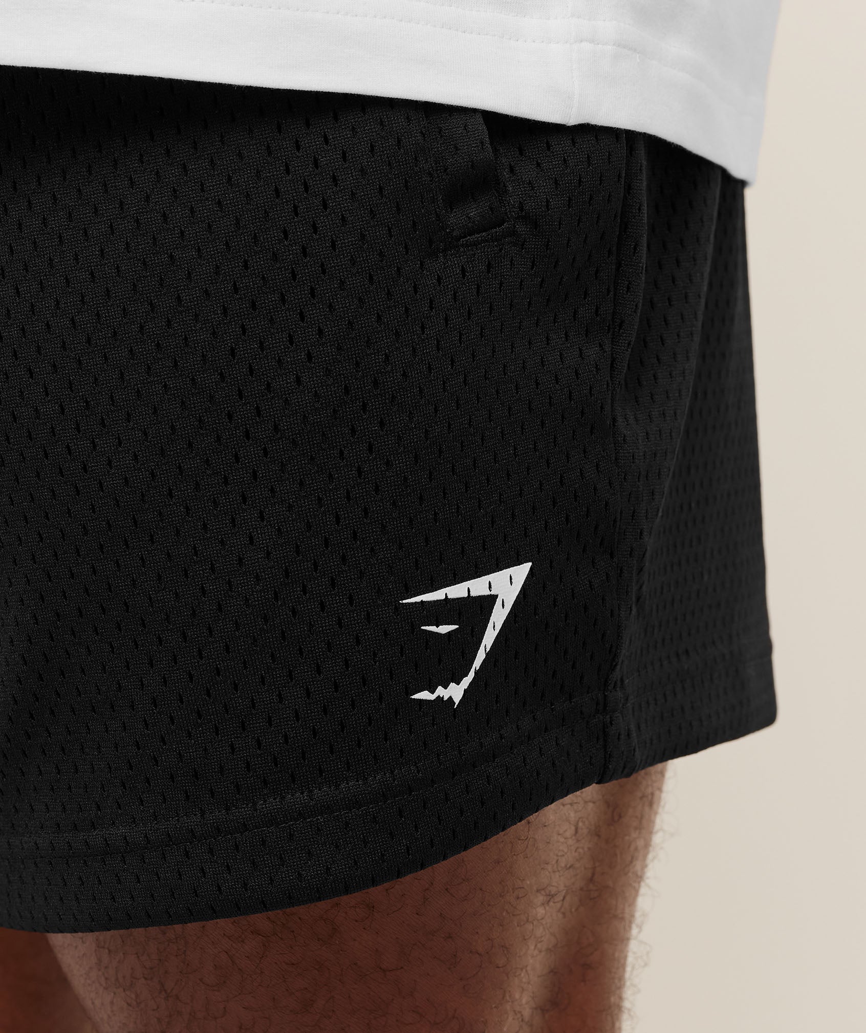 Gymshark Lifting Mesh 5" Shorts - Black - Image 4