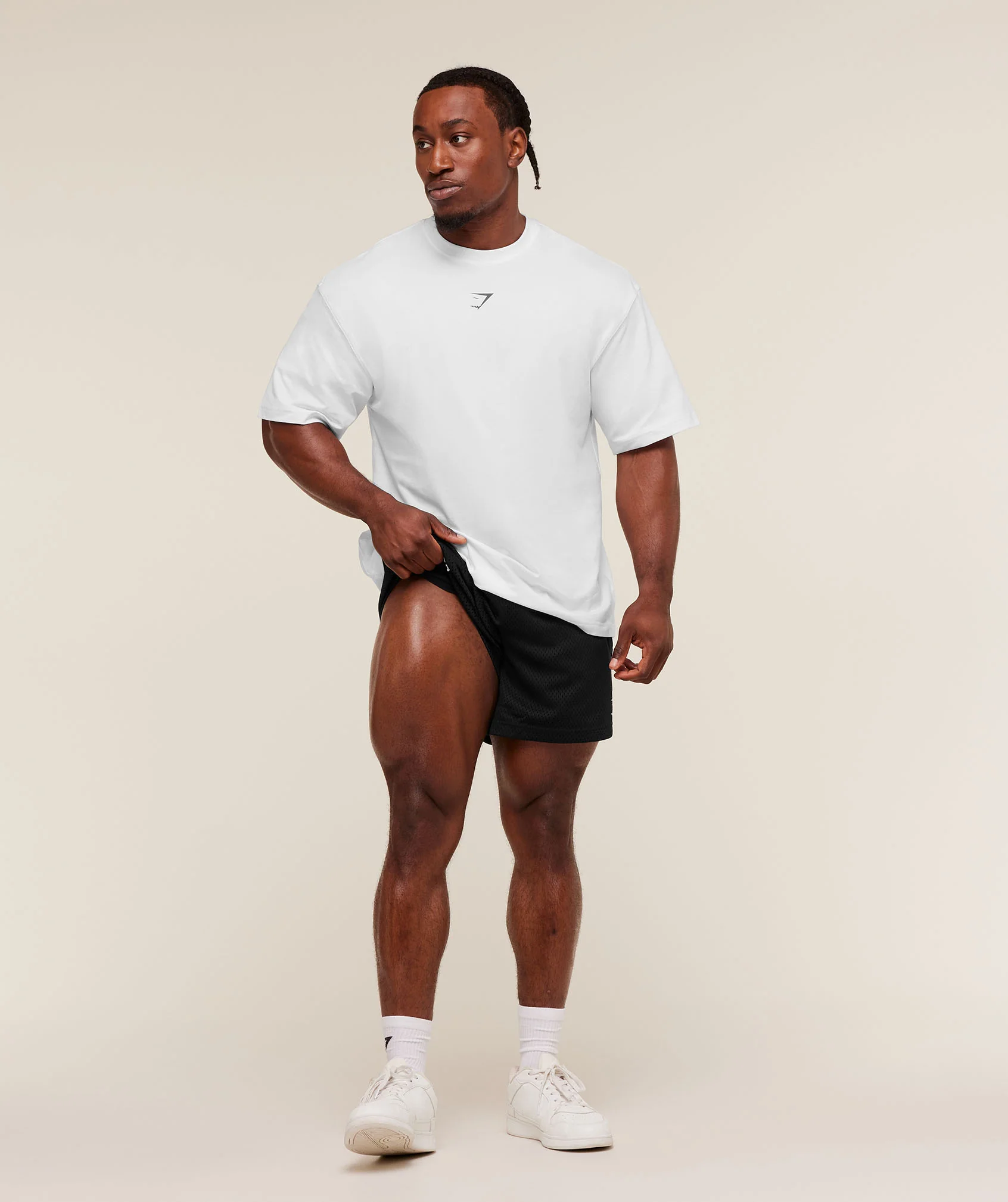 Gymshark Lifting Mesh 5" Shorts - Black - Image 7