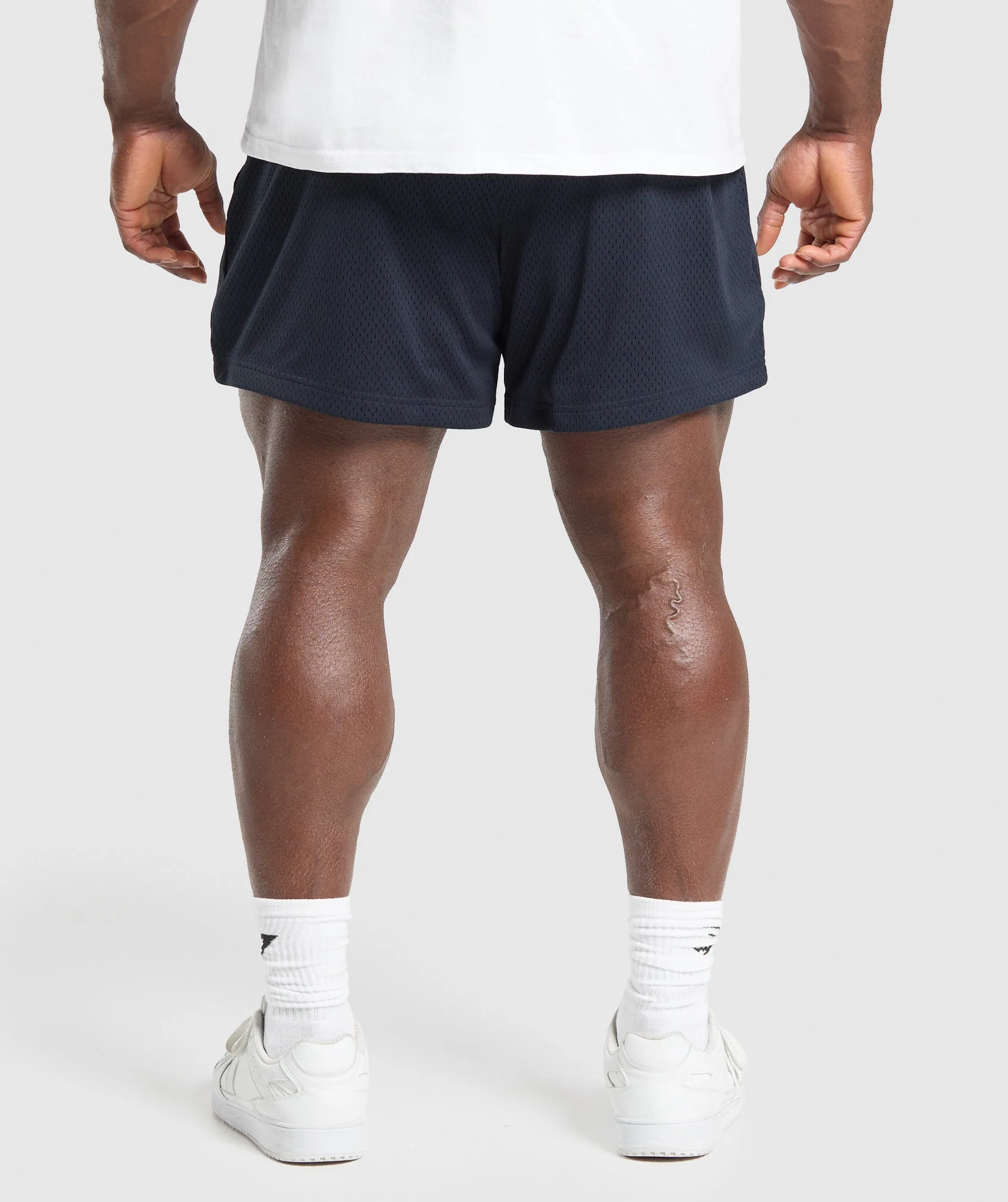 Gymshark Lifting Mesh 5" Shorts - Heavy Blue - Image 2