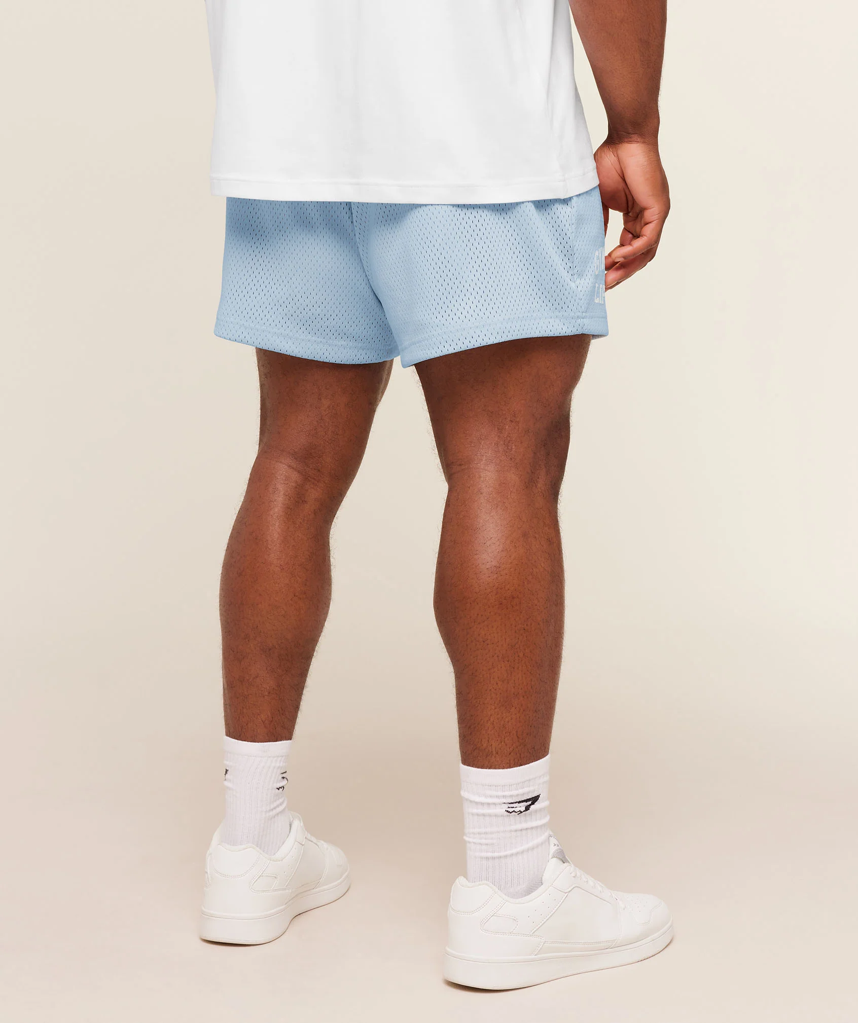 Gymshark Lifting Mesh 5" Shorts - Chilled Blue - Image 2