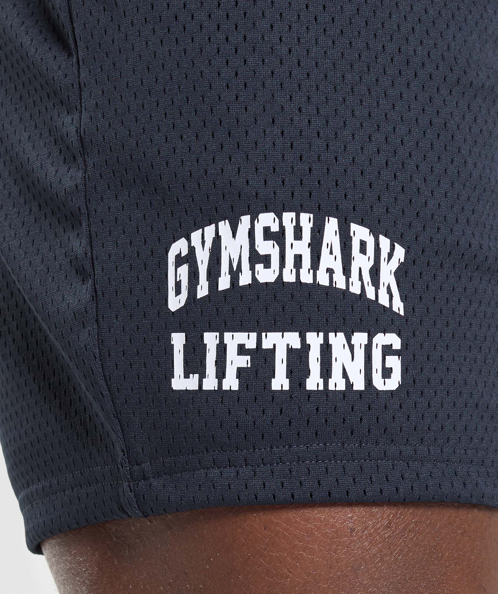Gymshark Lifting Mesh 7" Shorts - Heavy Blue - Image 6