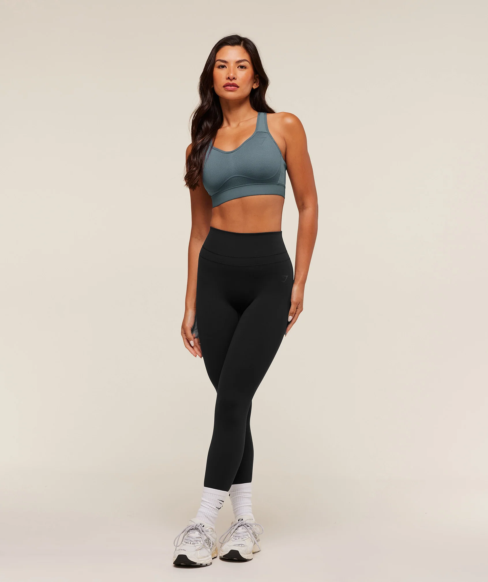 Gymshark Lightweight High Support Sports Bra - Iron Blue - Image 4