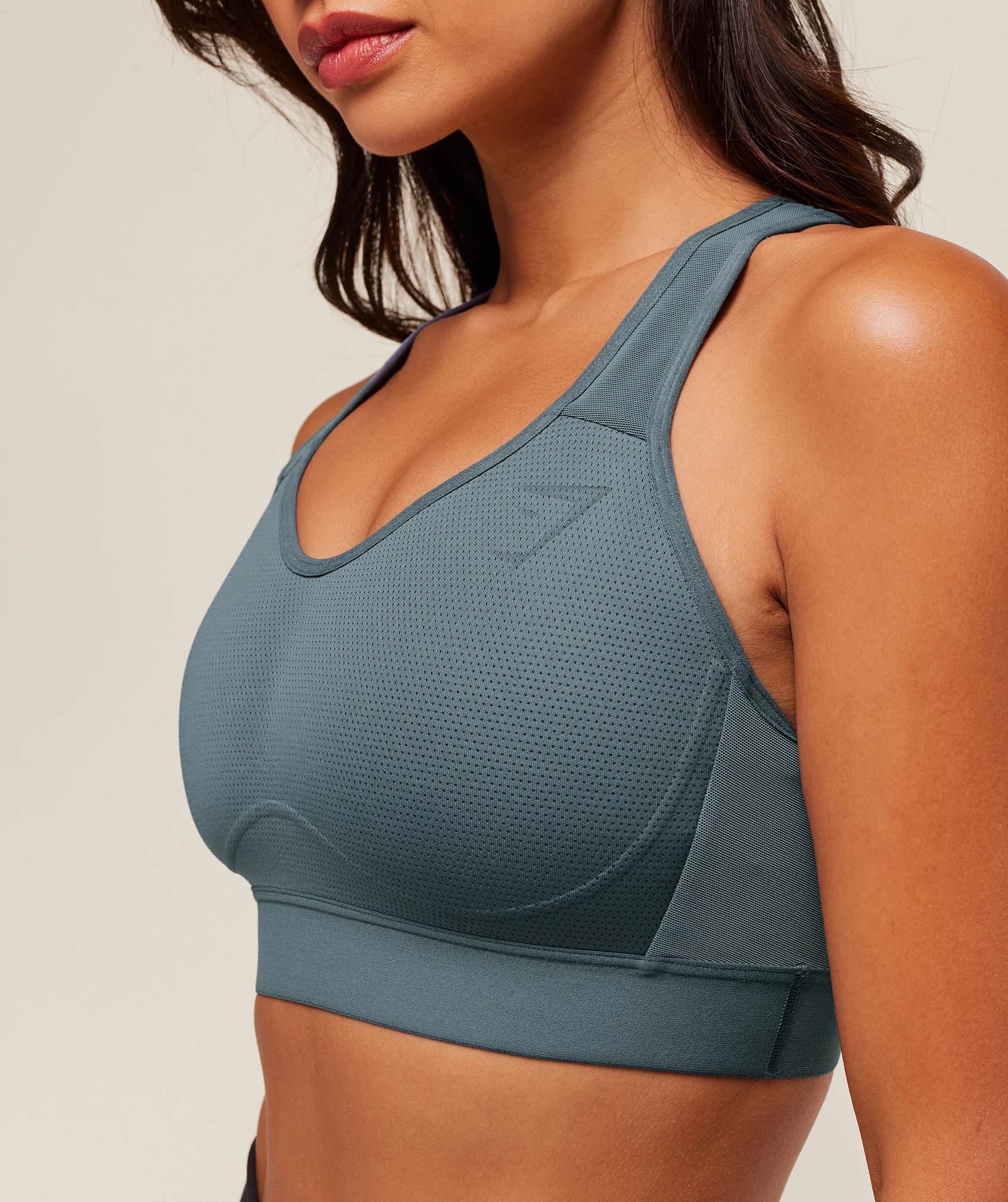 Gymshark Lightweight High Support Sports Bra - Iron Blue - Image 6