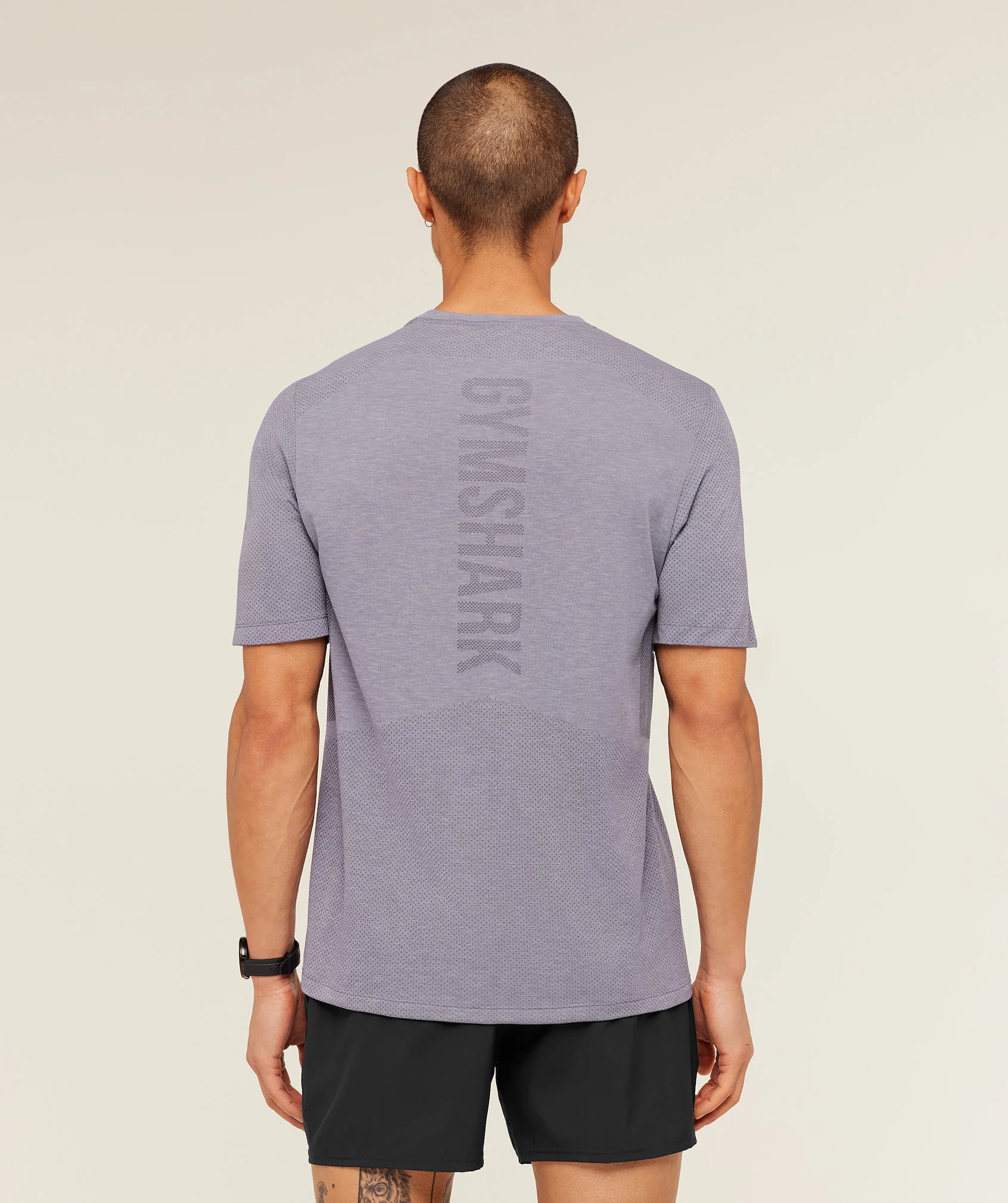 Gymshark Lightweight Seamless T-Shirt - GS Fog Purple/ Marl - Image 5