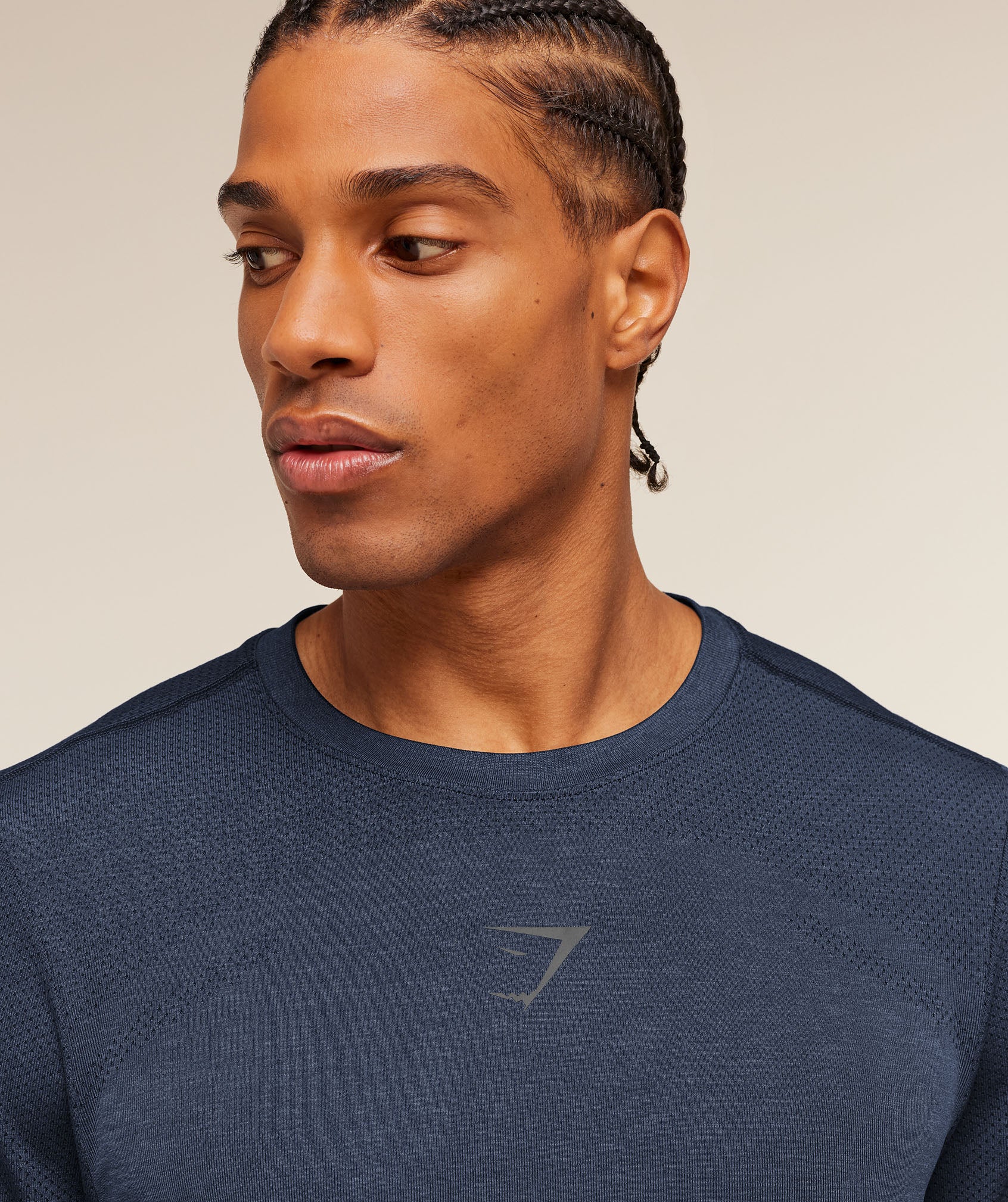 Gymshark Lightweight Seamless T-Shirt - Heavy Blue/Marl - Image 6