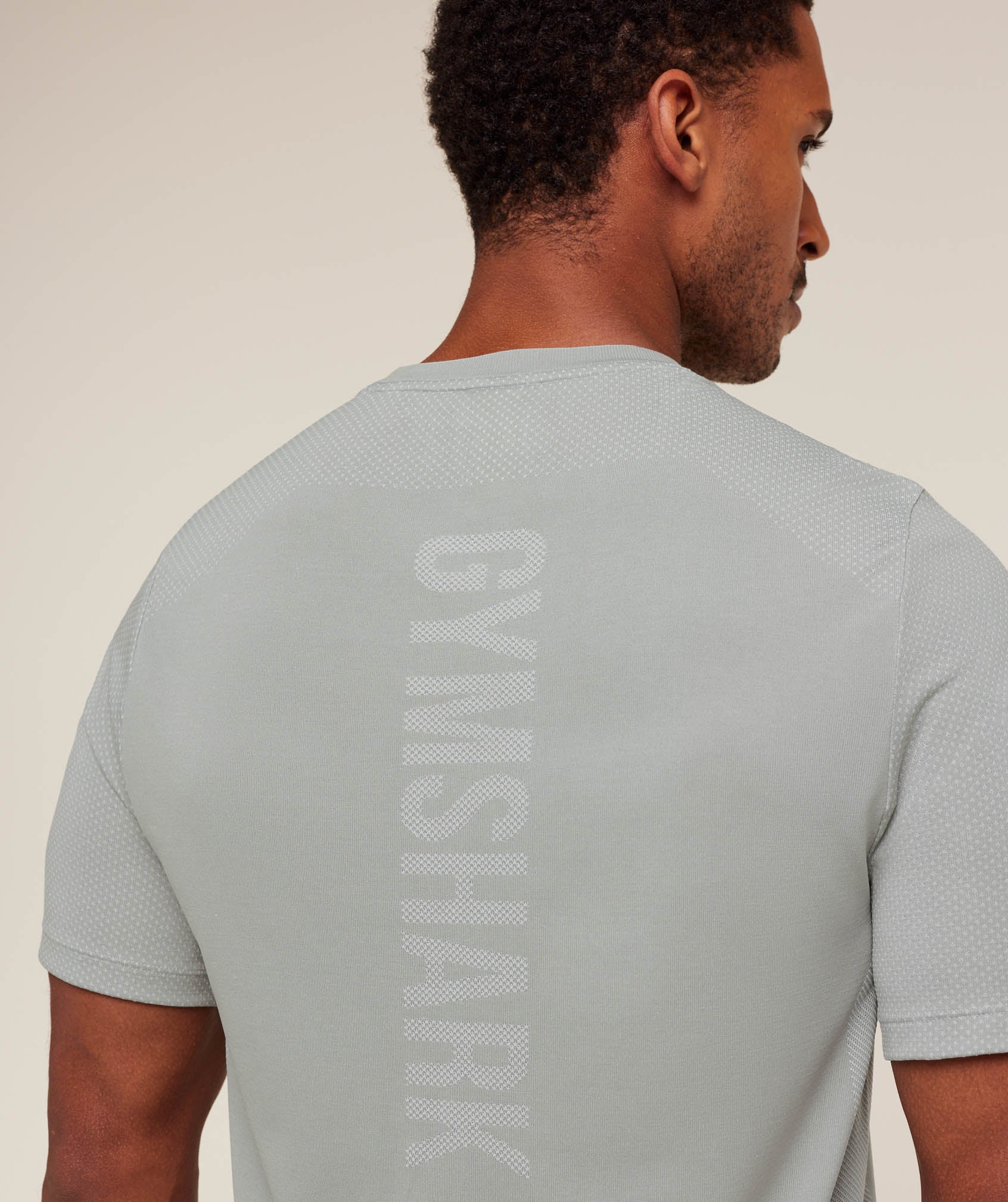 Gymshark Lightweight Seamless T-Shirt - Denim Grey/Light Grey - Image 6
